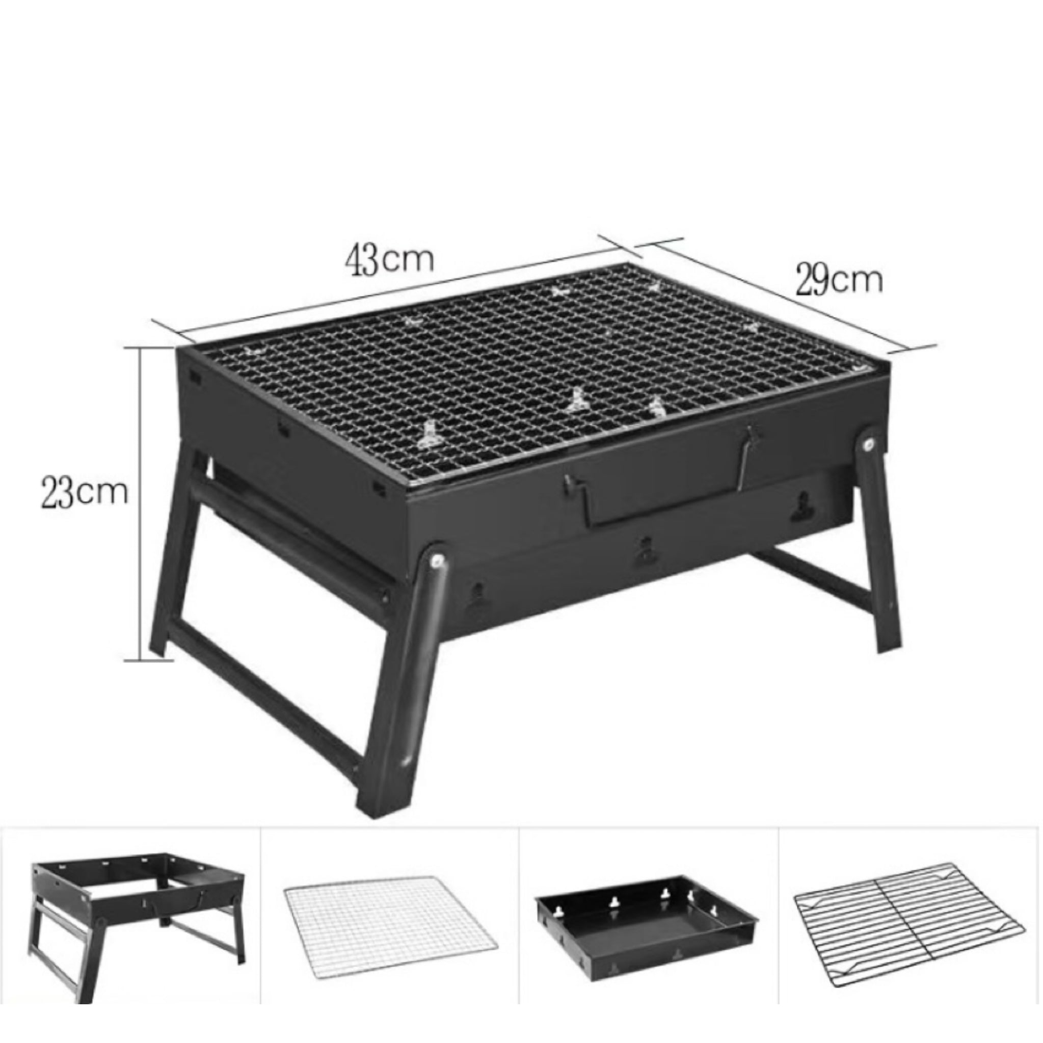 Foldable Outdoor Portable Barbecue Grill