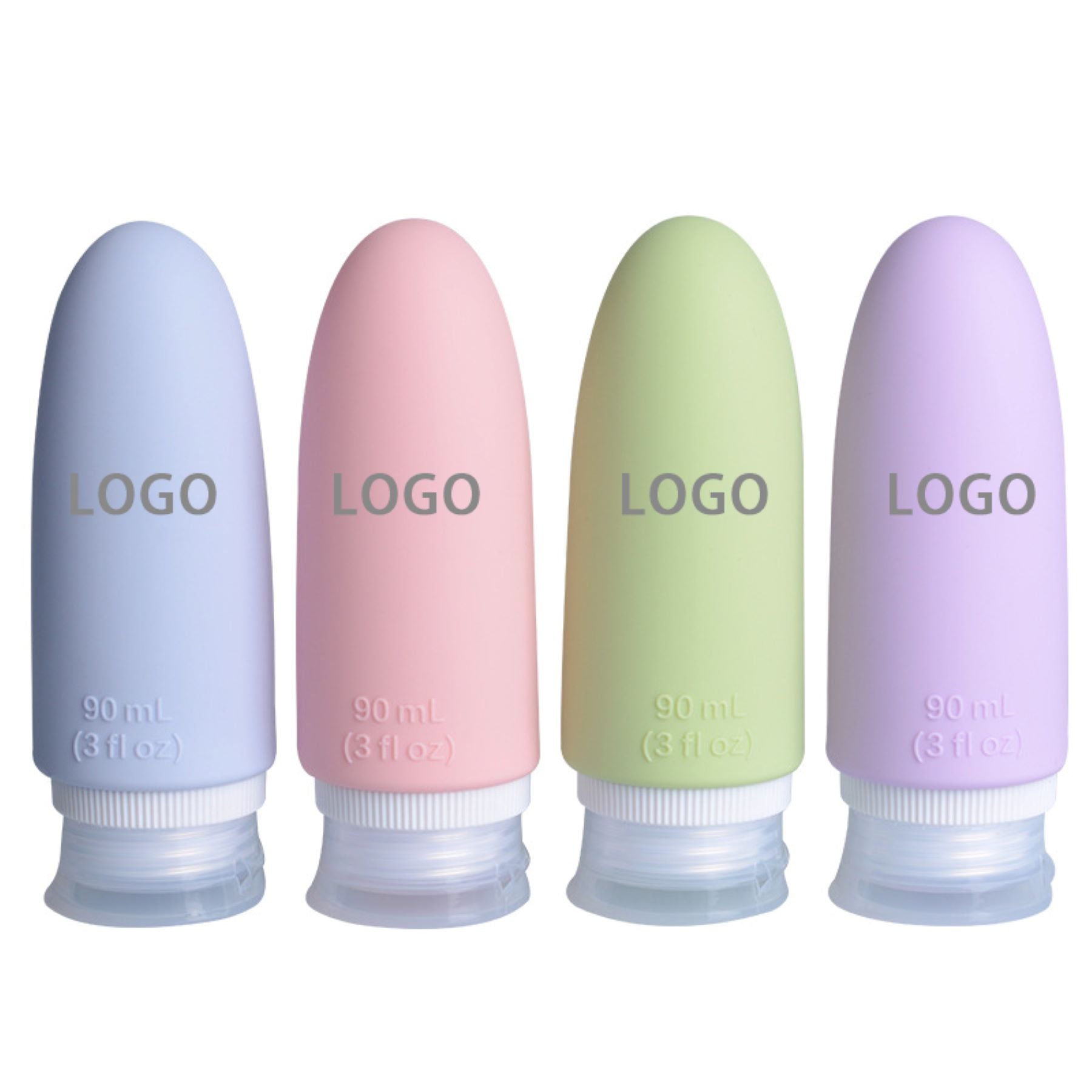 3 Oz Silicone Travel Dispensing Bottles