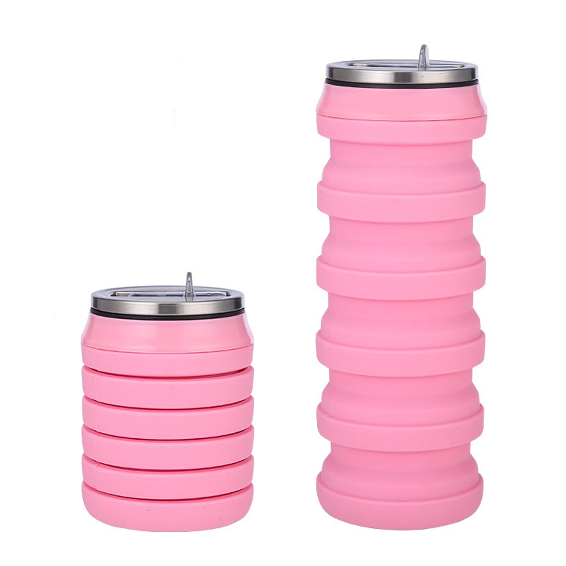 Silicone Foldable Can Telescopic Sports Water Bottle
