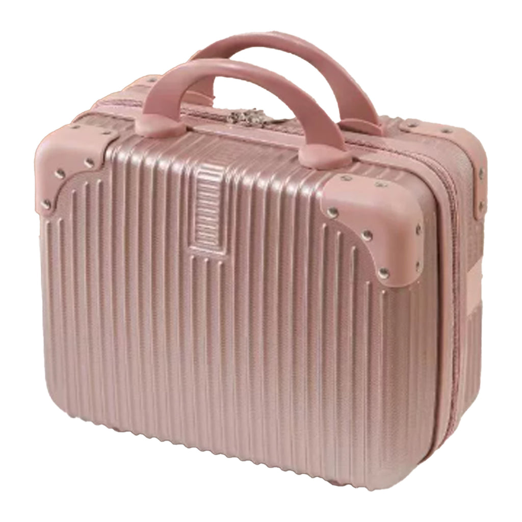 14" Retro Mini Luggage Makeup Case Portable Travel Organizer