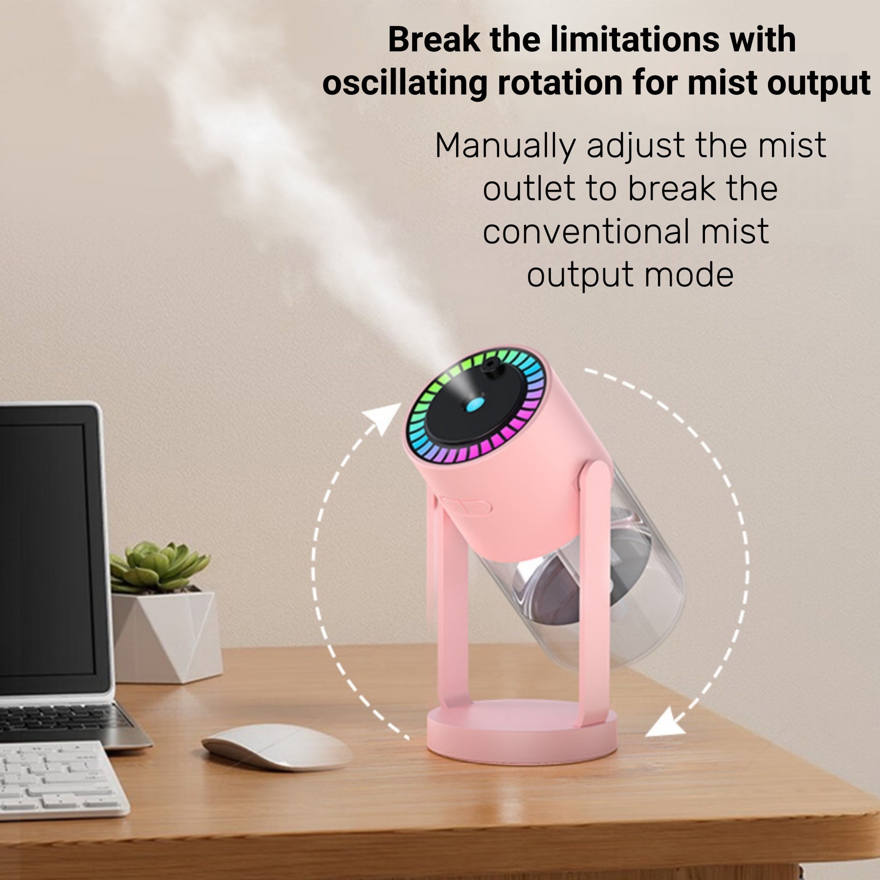 USB Ultrasonic Starry Sky Projector Humidifier
