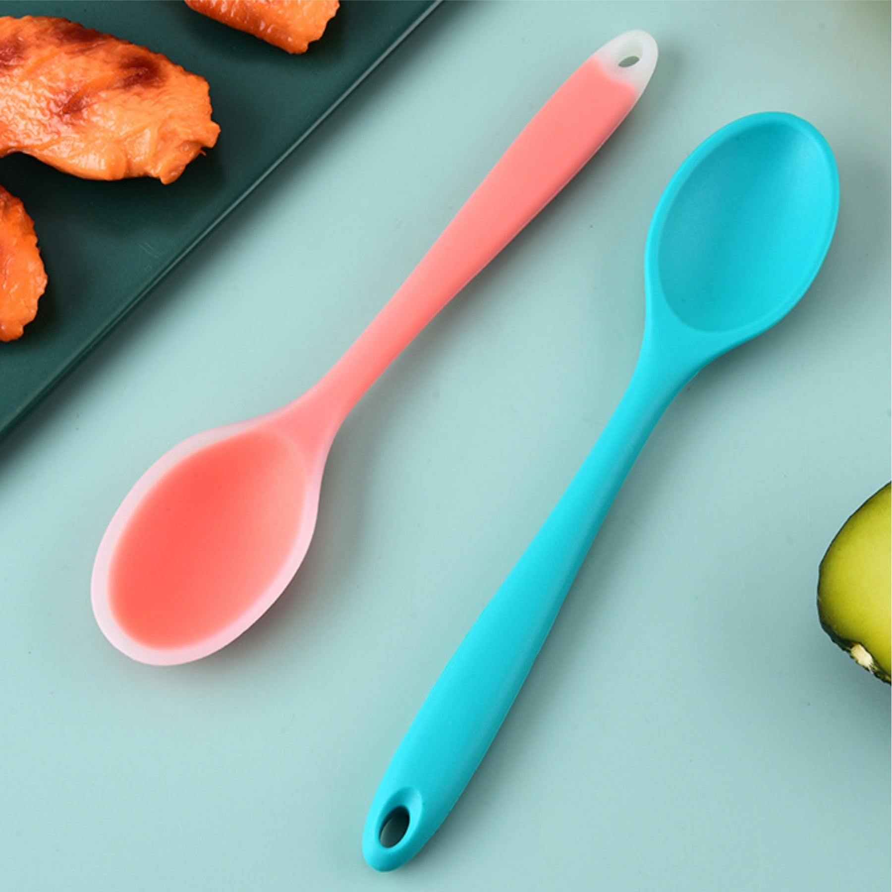 Heat-resistant Silicone Stirring Spoon