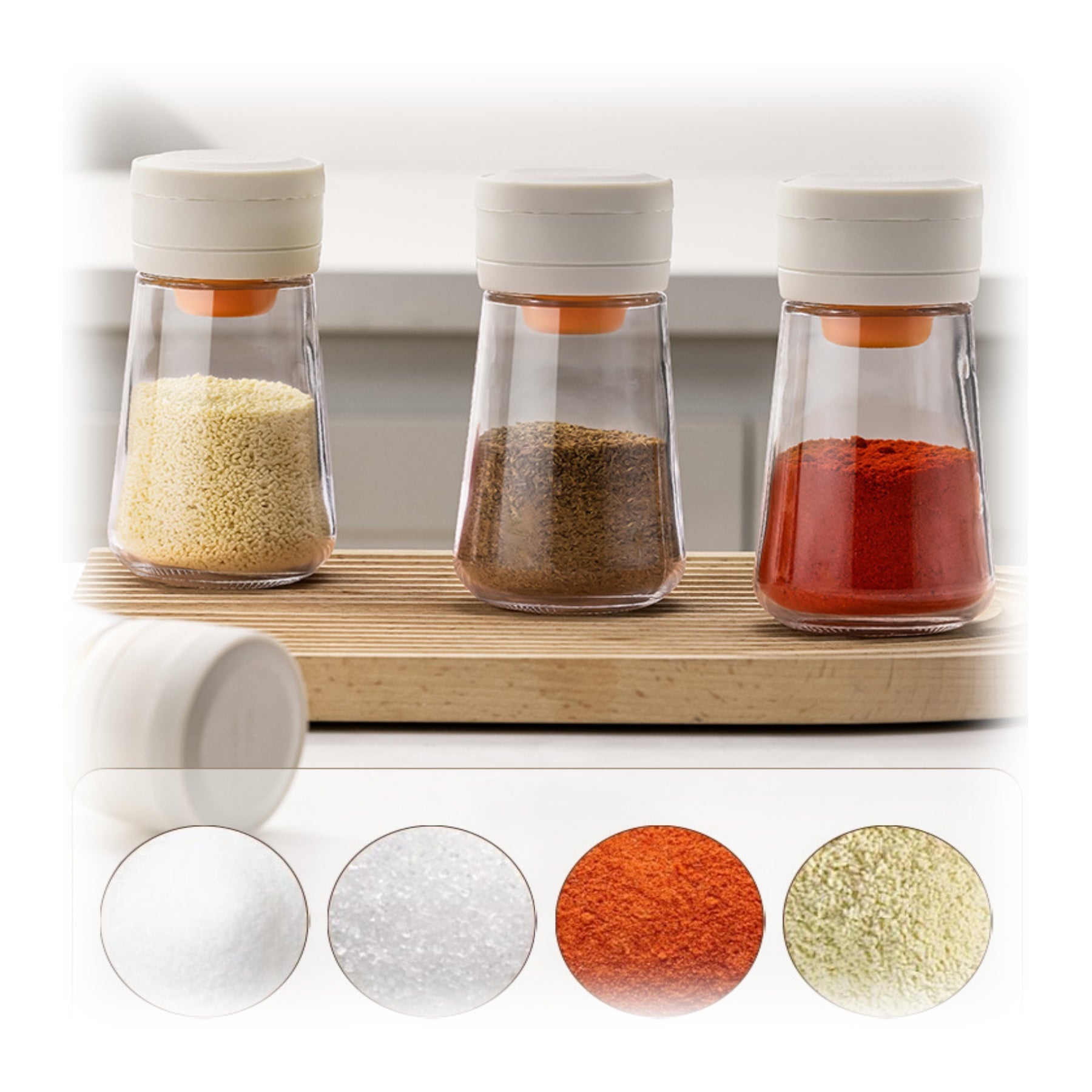 Quantitative Glass Salt Shaker