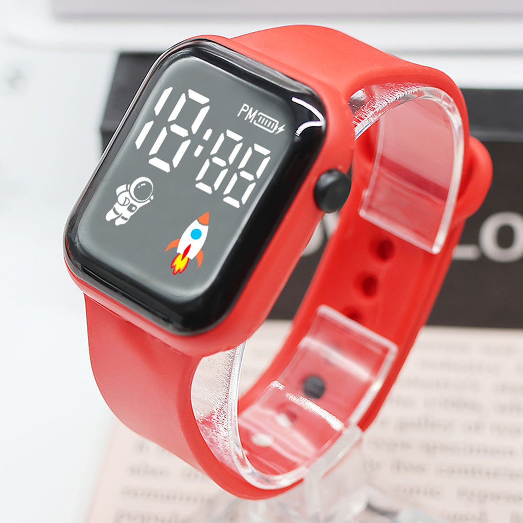 LED Cube Electronic Watch