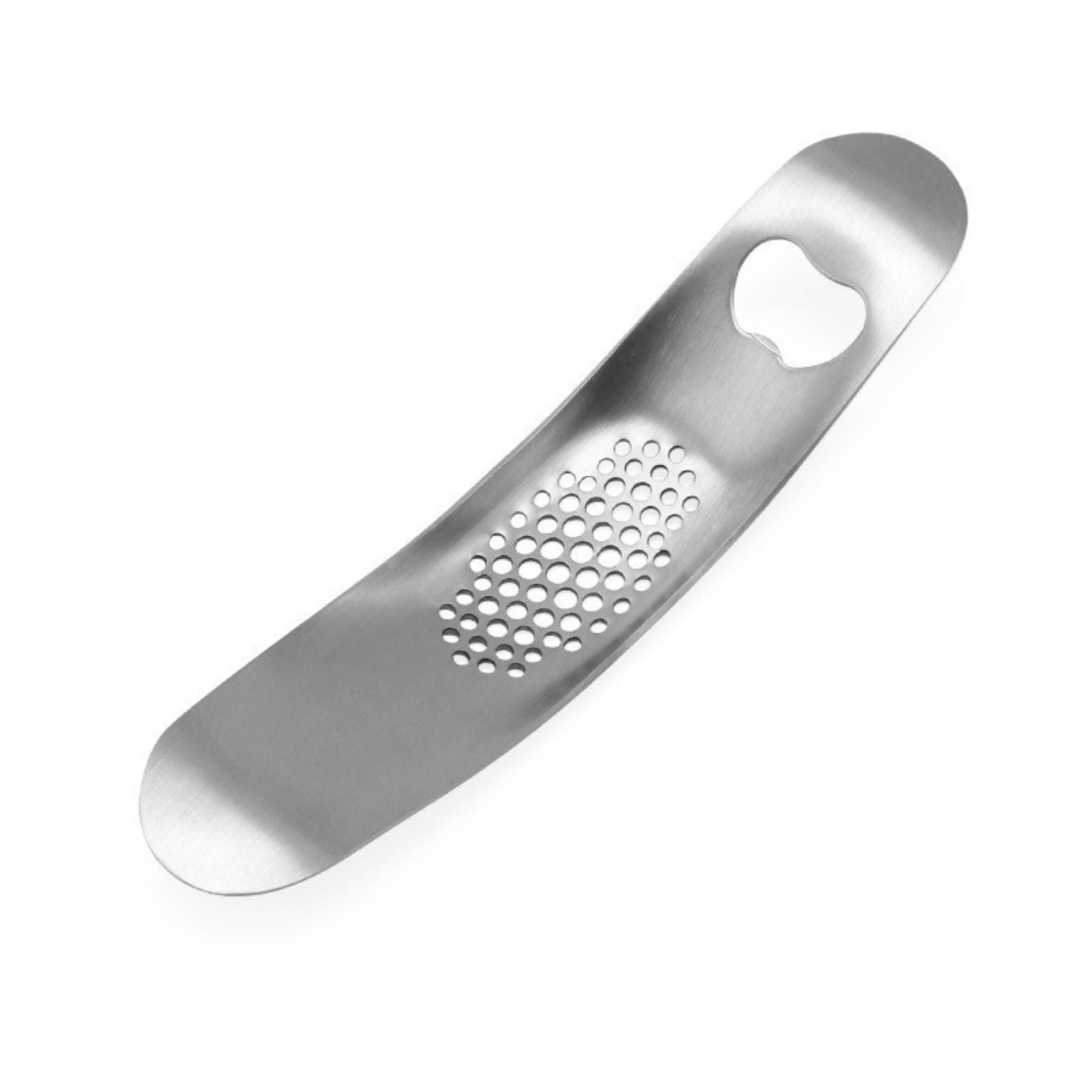 Stainless Steel Boat Shaped Garlic Crusher Bottle Opener
