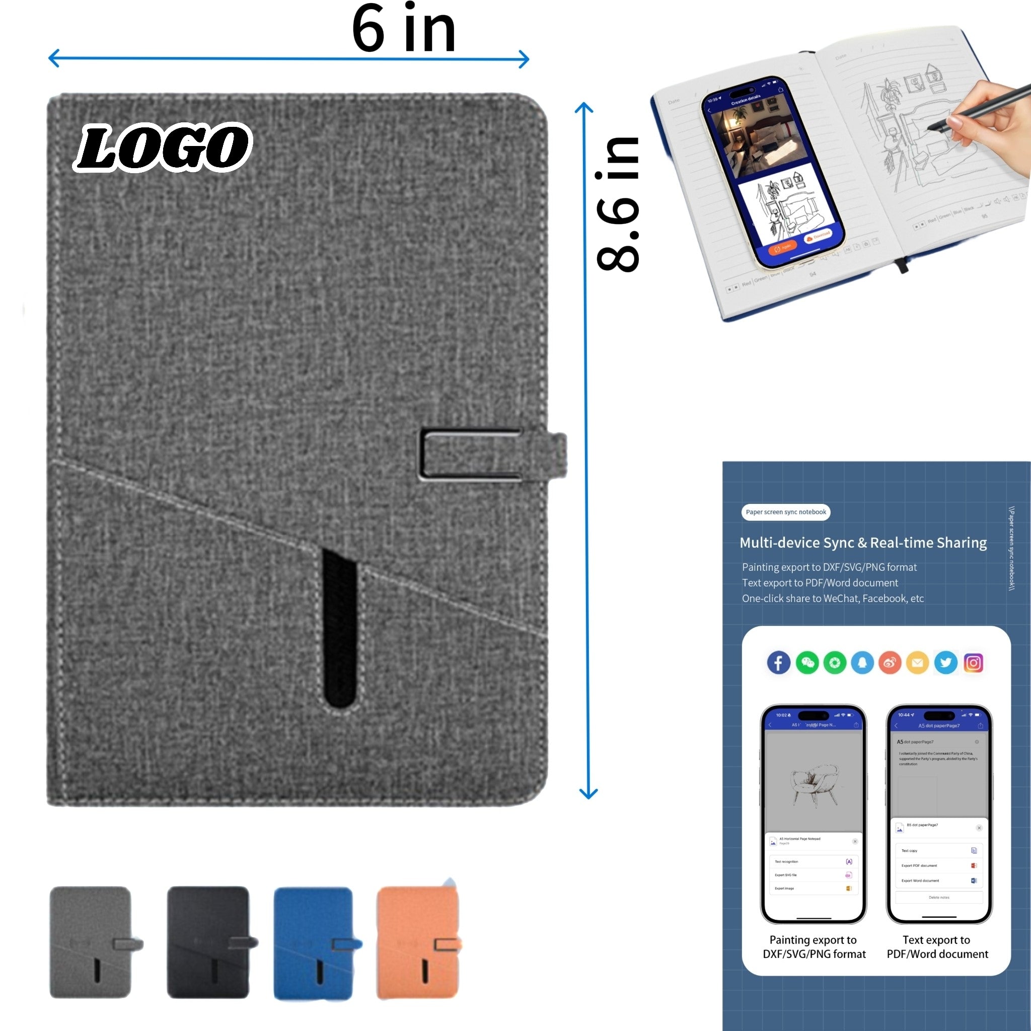 Smart Paper Screen Synchronized Notebook