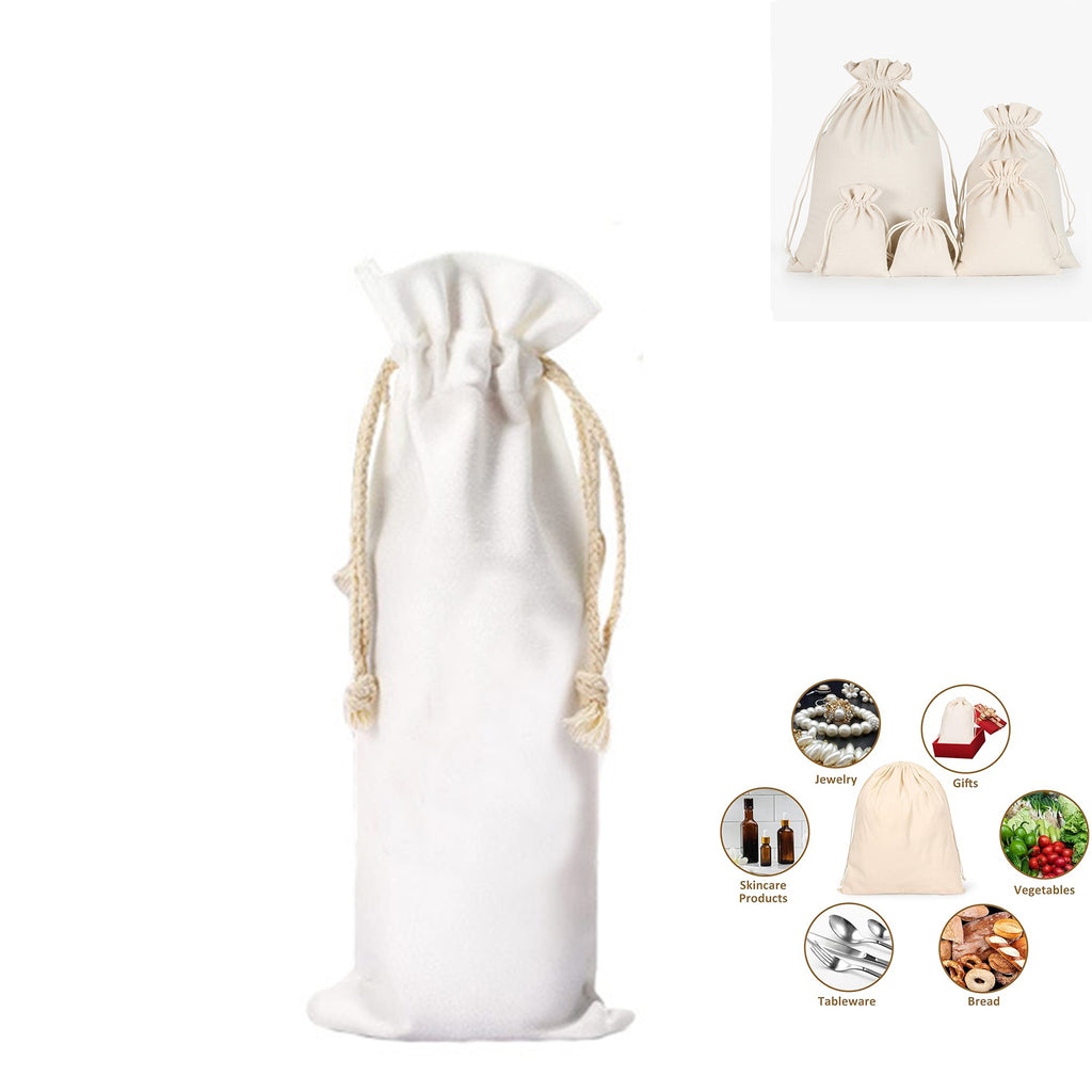 Cotton Reusable Produce Bags Biodegradable Linen Bag