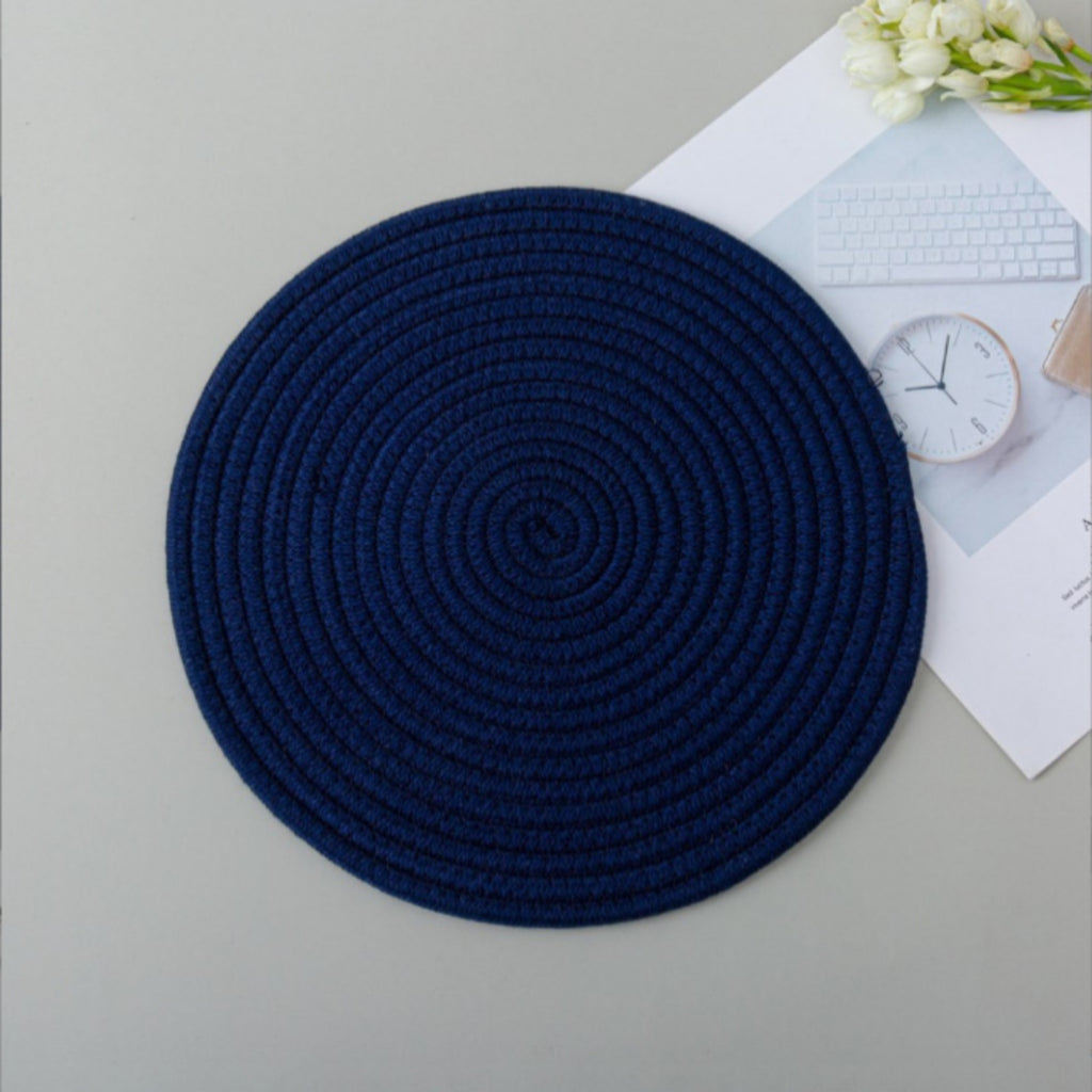 Handwoven Japanese Cotton Heatproof Placemat Coaster