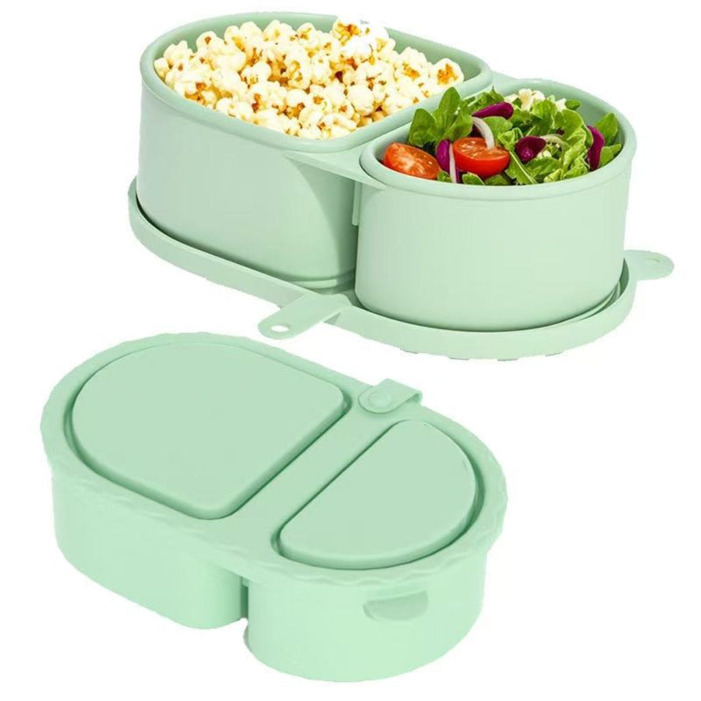 Double-Grid Silicone Food Container