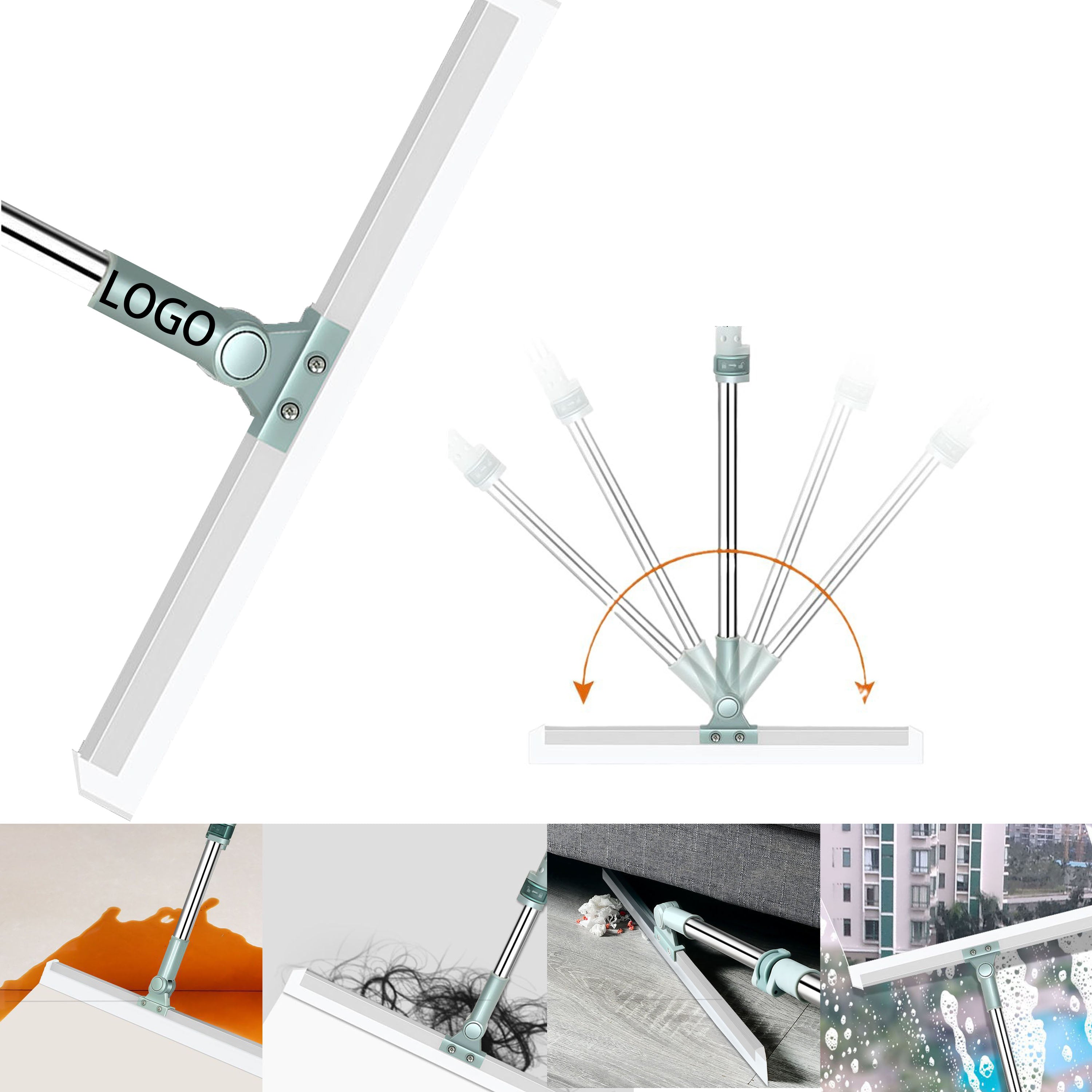 Customizable Retractable Multi-Purpose Floor Broom