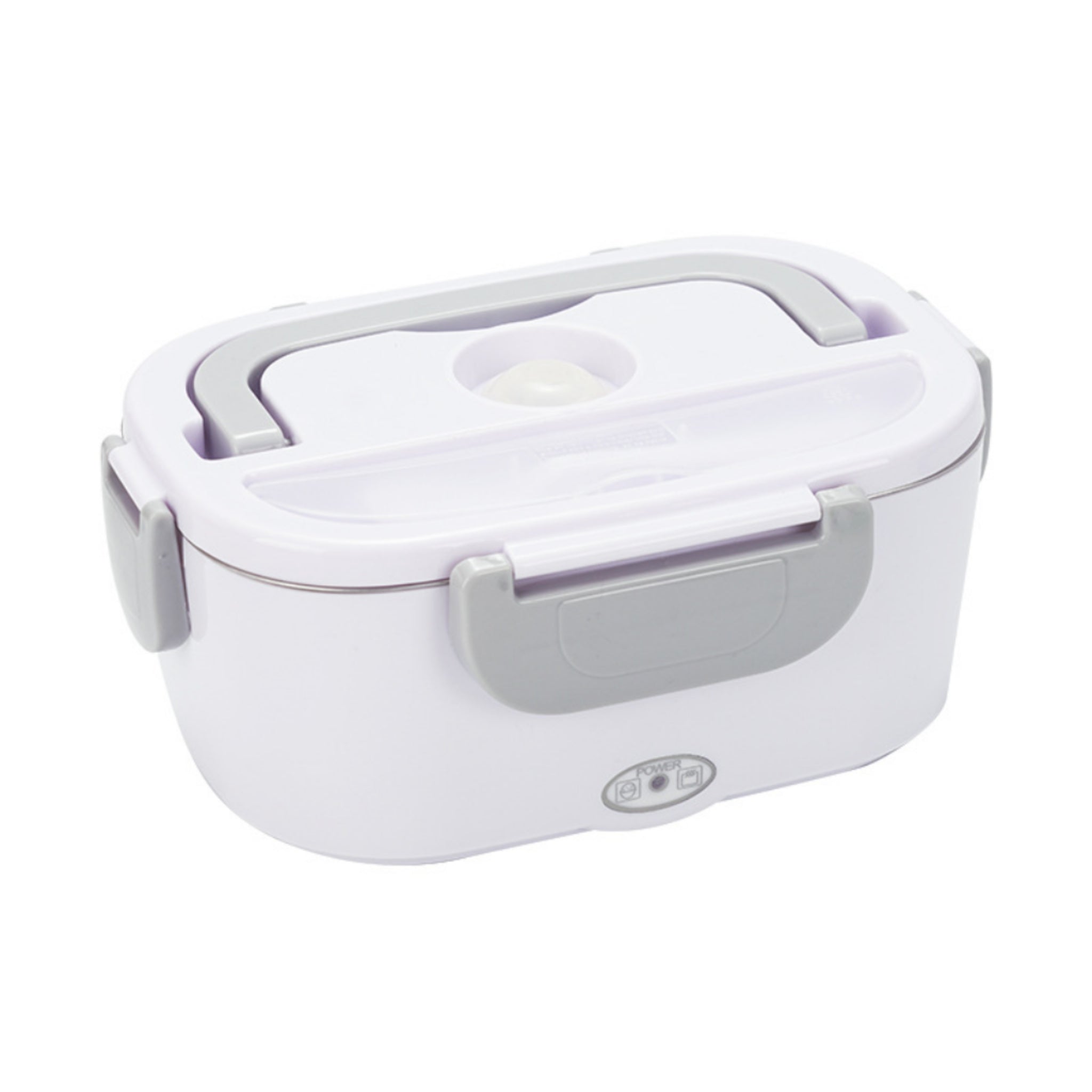 Stainless Steel Electric Lunch Box - Office Food Warmer 110V