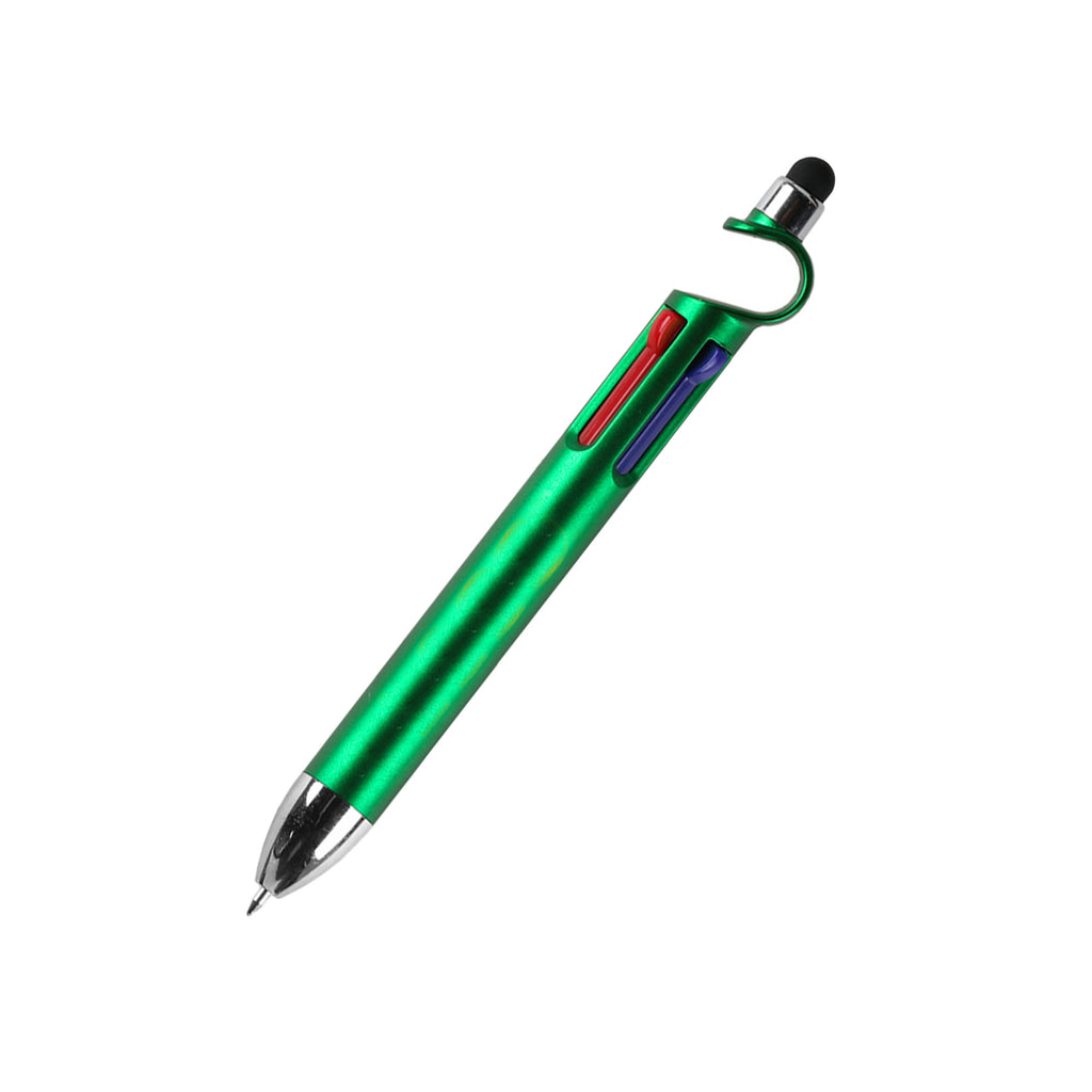 Four-Color Ballpoint Pen Phone Holder