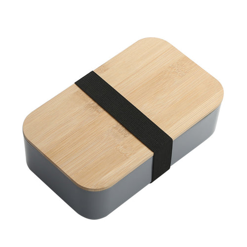 Bamboo Lid Lunch Box With Utensils