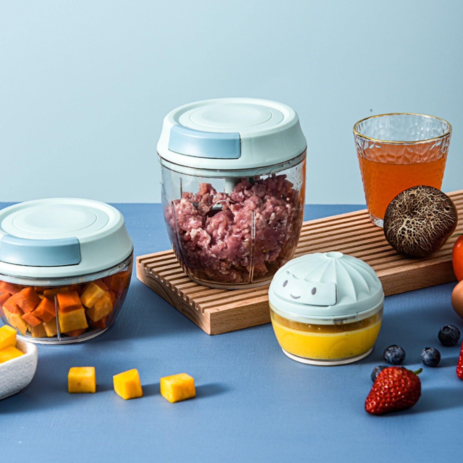 Household Portable Manual Food And Vegetable Chopper