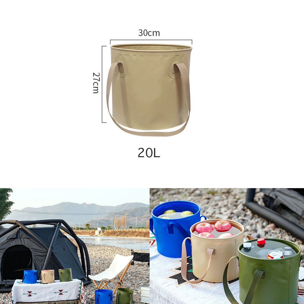 Large Capacity Folding Bucket For Outdoor Camping