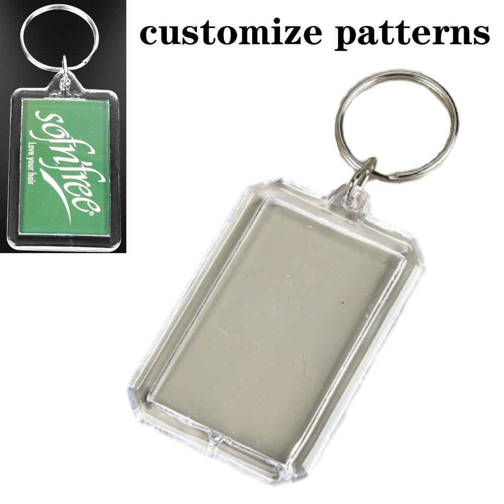 Acrylic Snap-In Photo Keychains