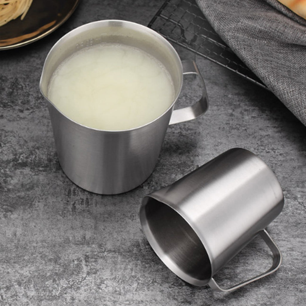 16Oz Stainless Steel Milk Measuring Cup With Marking