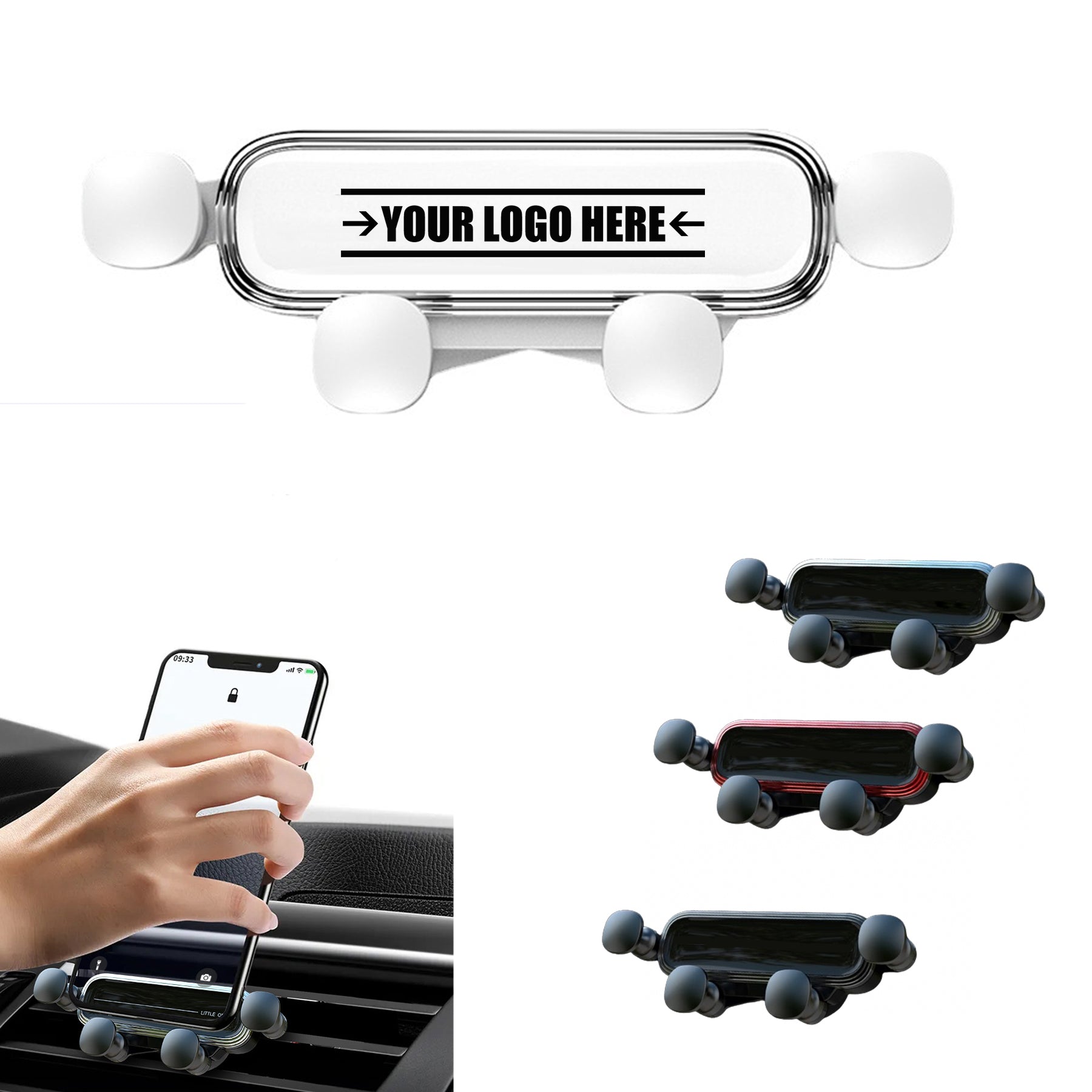 Full Printing Car Air Vent Stand Phone Holder