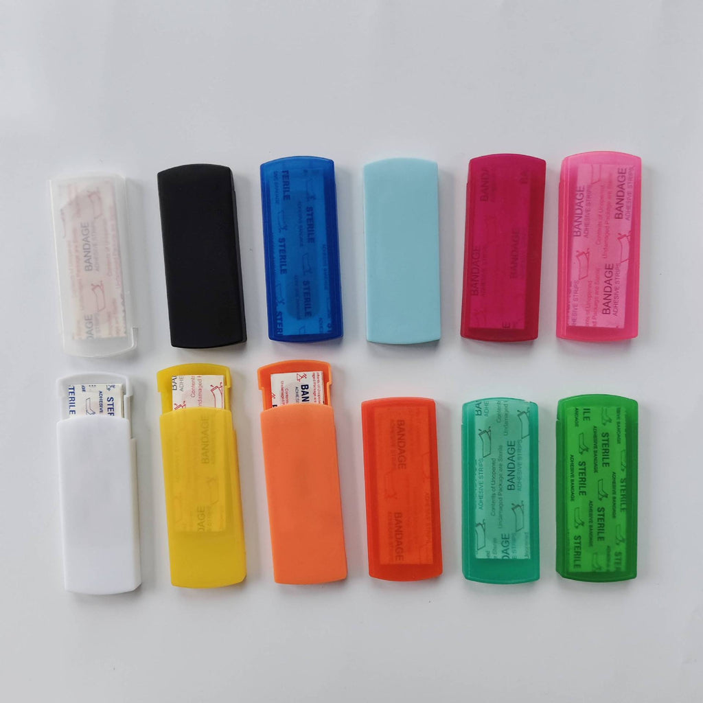Custom logo Printed Band Aid Box Adhesive Wound Bandage Dispenser