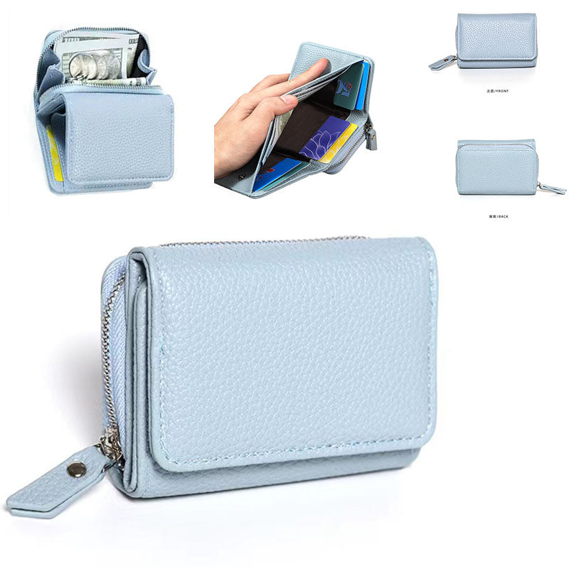 Leather Short Wallet