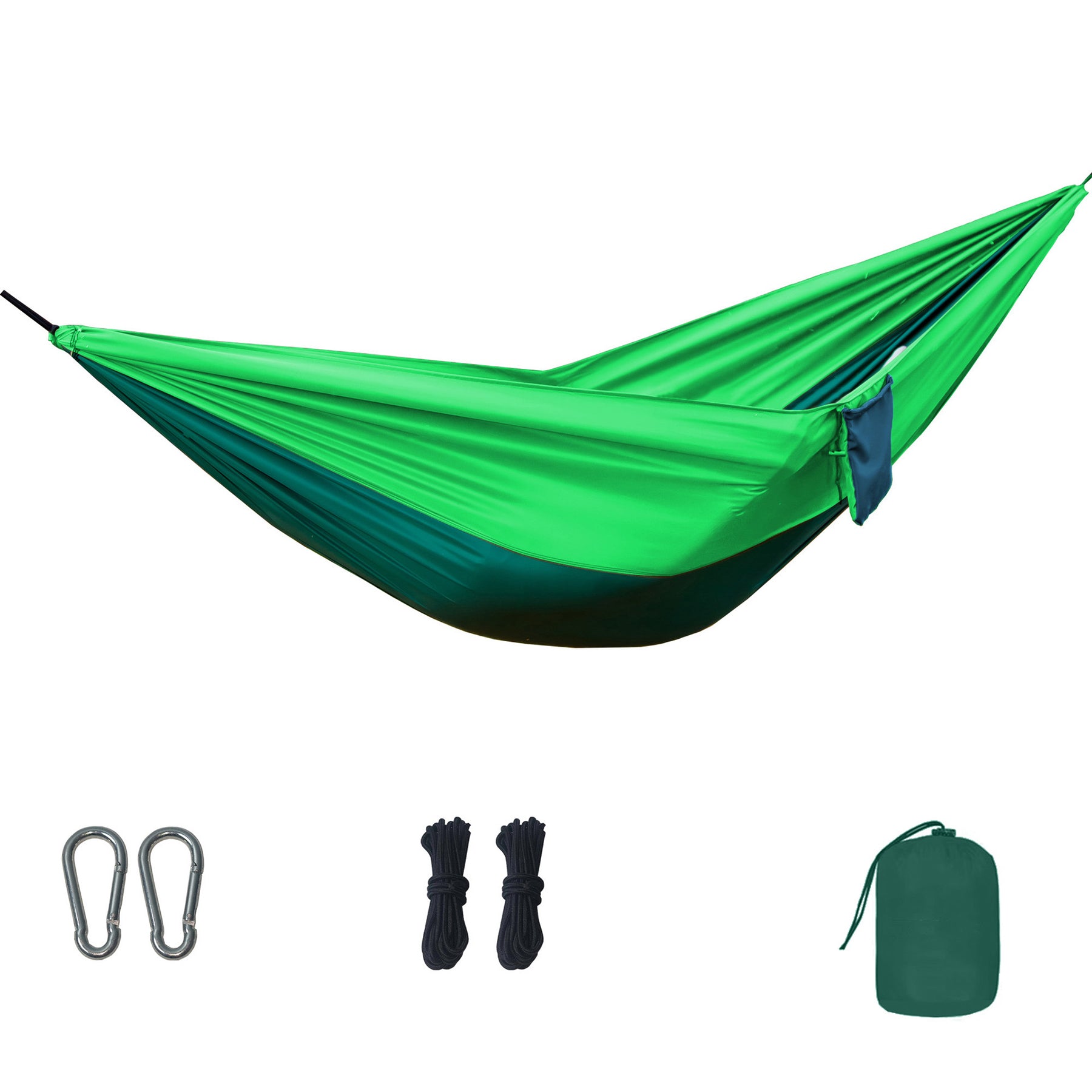 Outdoor Hammock Double Anti - Rollover Color Blocking