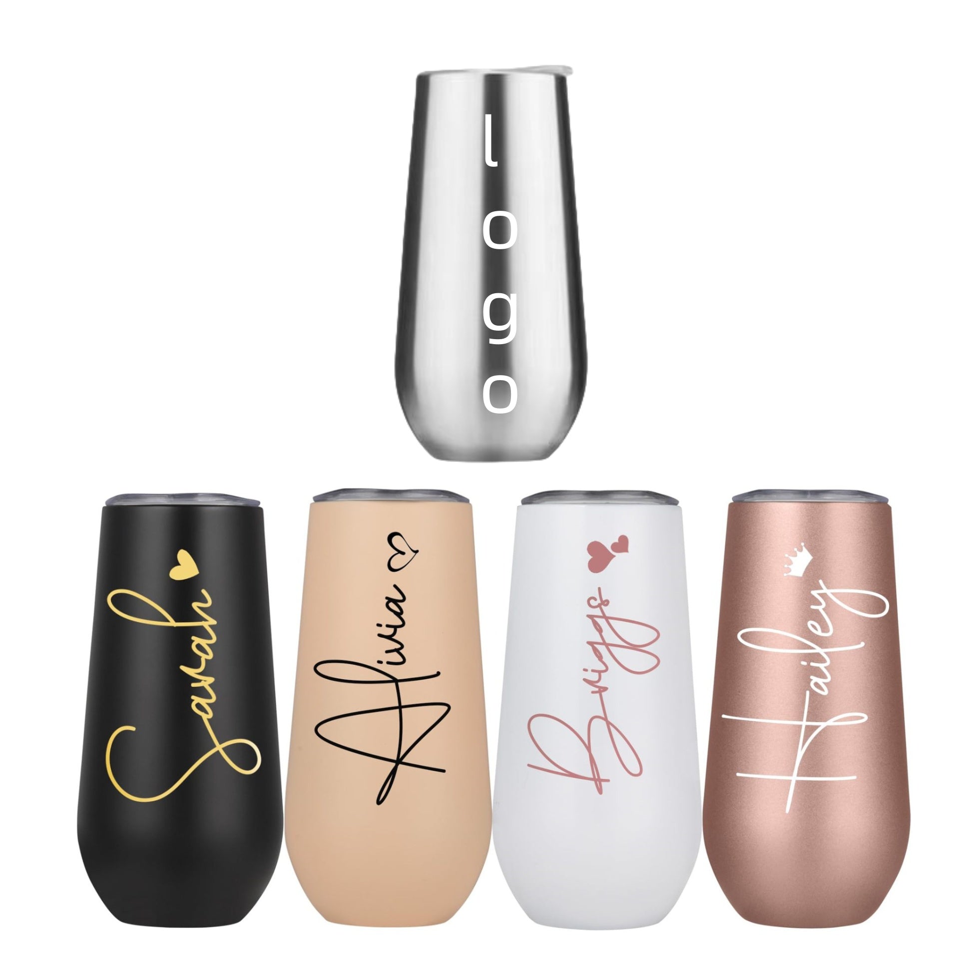 6oz Stainless Steel Eggshell Thermos Cup