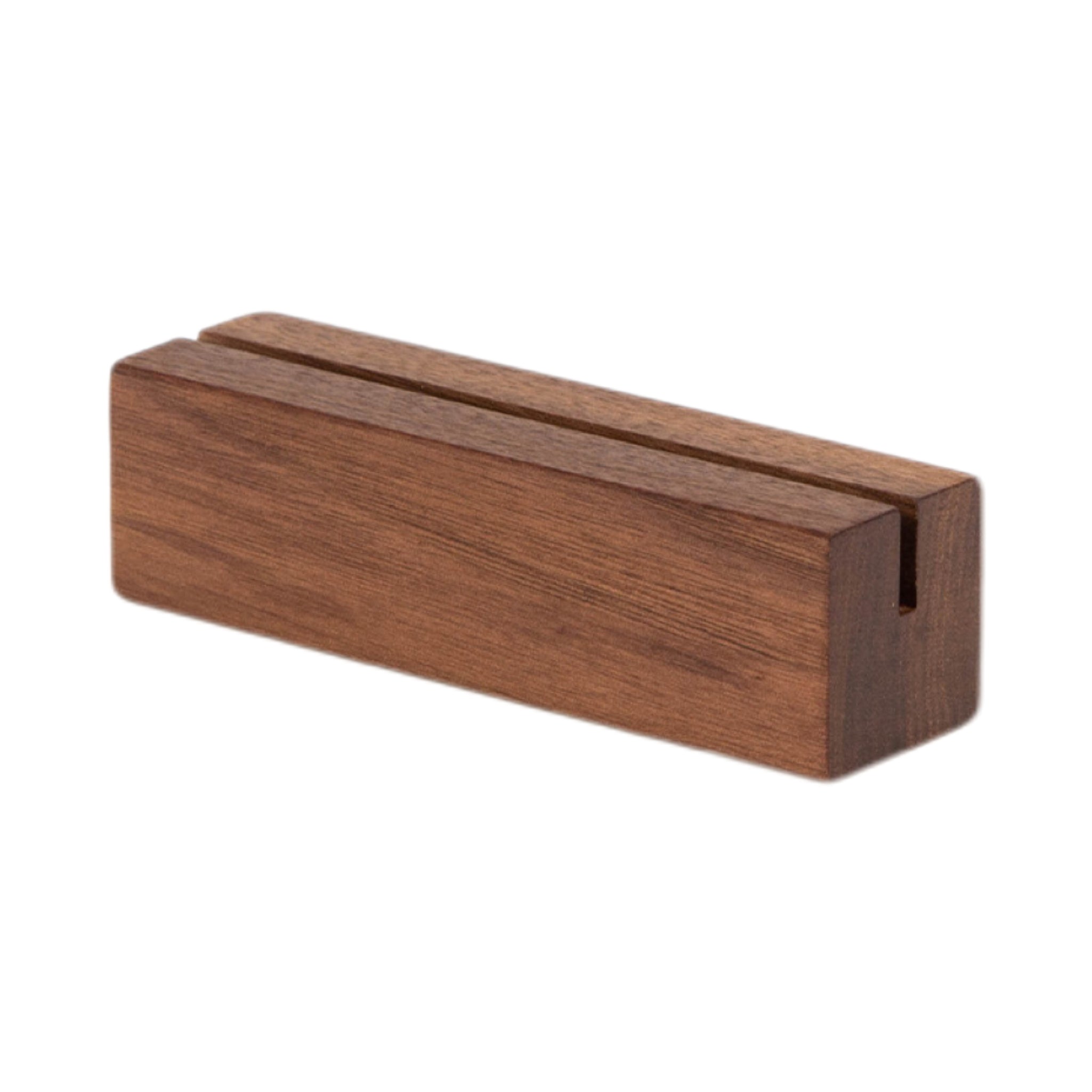 Walnut Desktop Card Holder