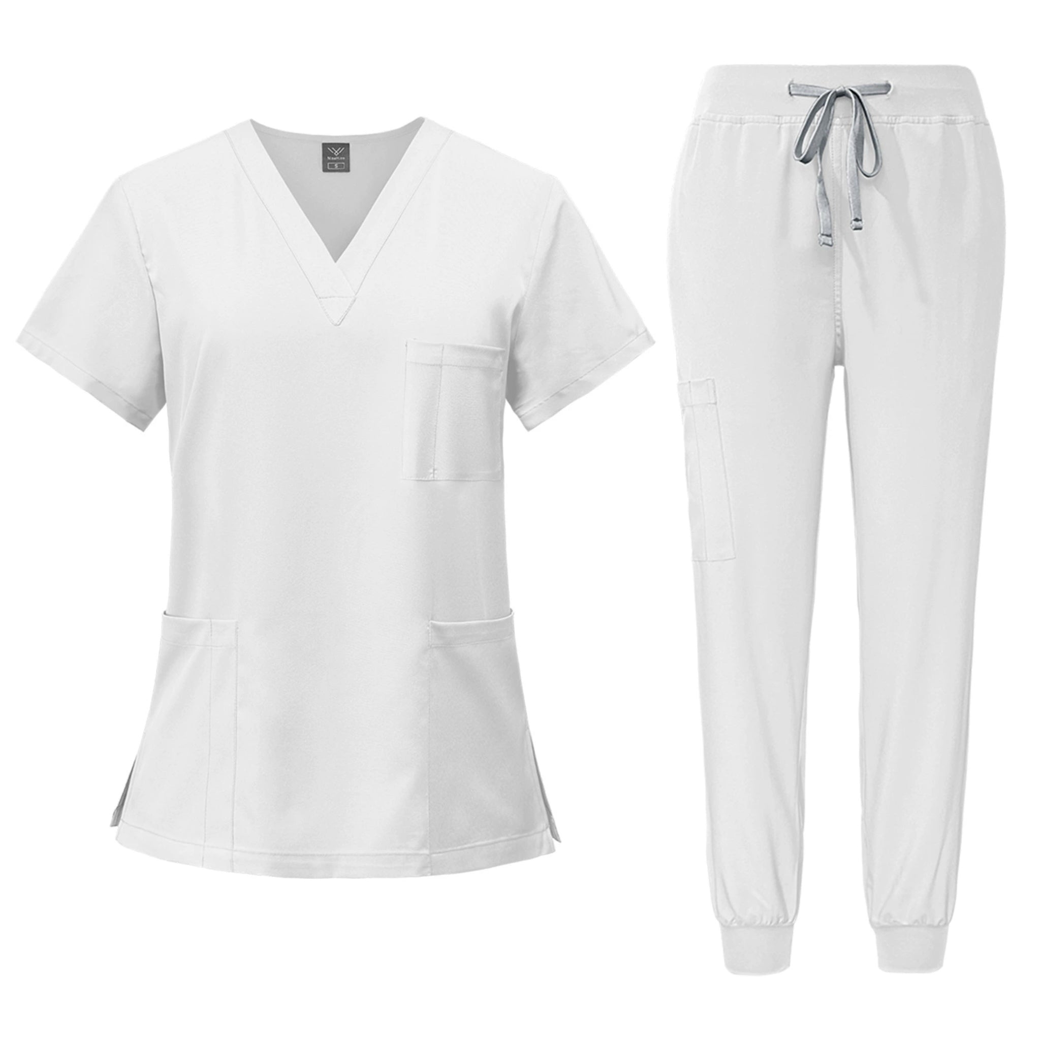 Unisex Quick-Dry Short-Sleeve Hospital Workwear Set