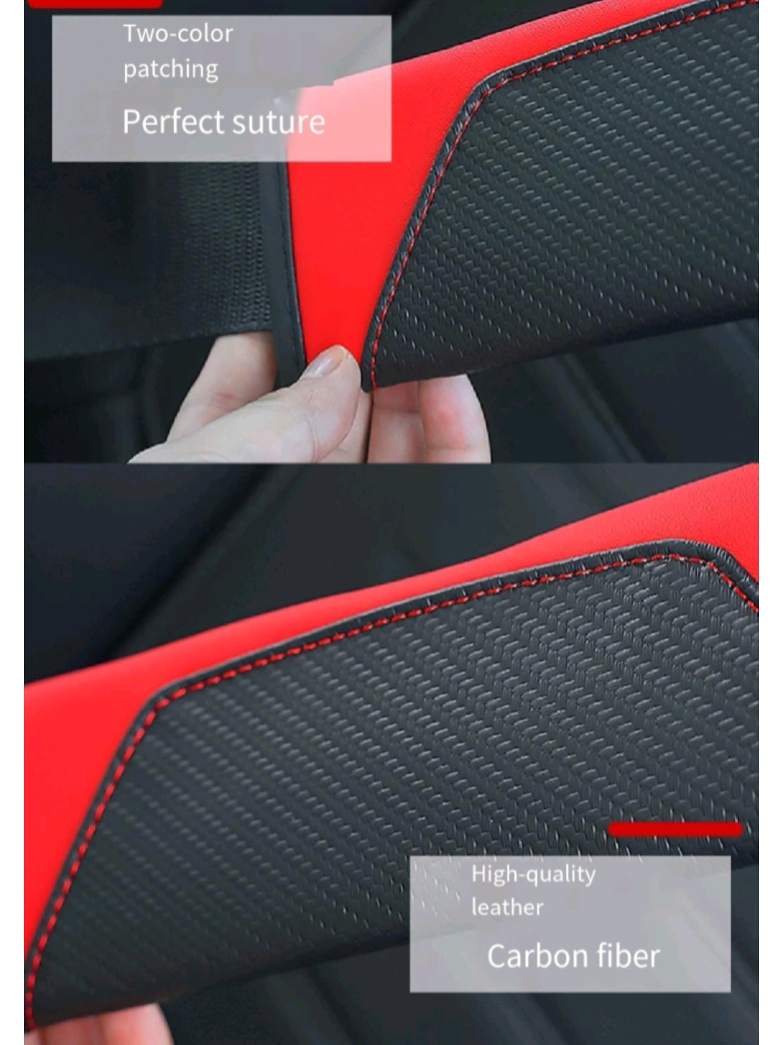 Leather Car Seat Belt Cover