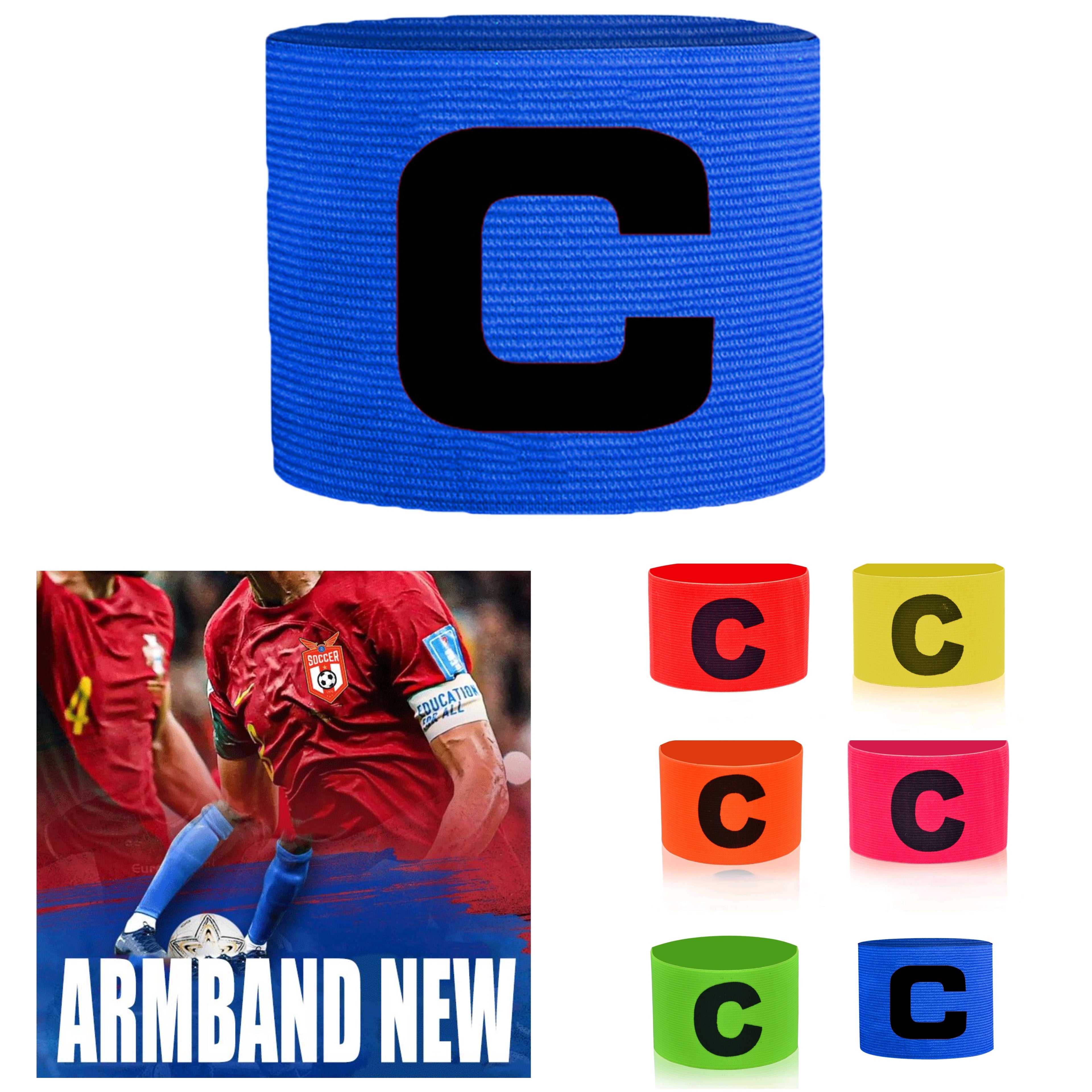 Soccer Captain Armband Official Team Identifier Youth Adult