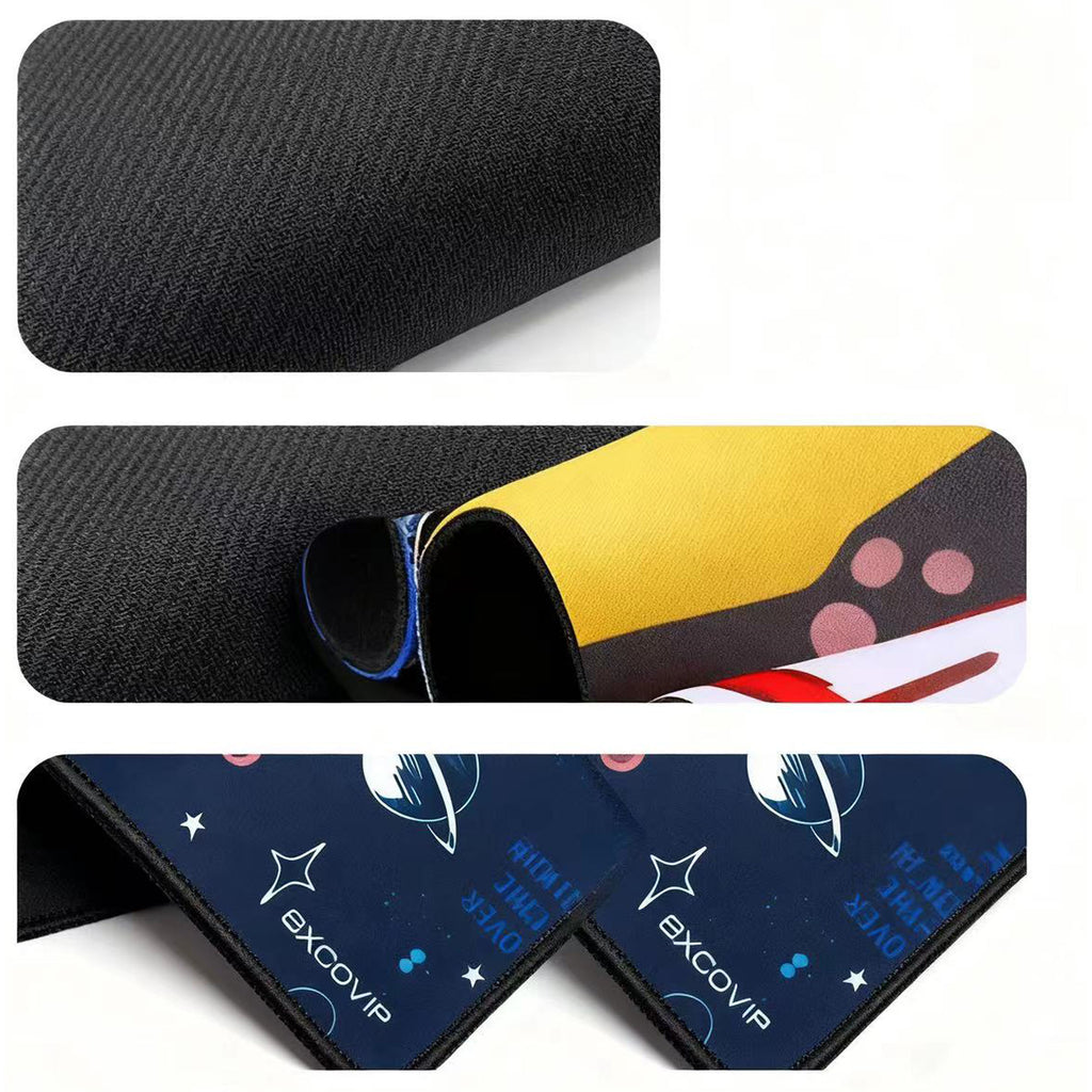 Rubber Base Non-Slip Reinforced Rectangular Mouse Pad