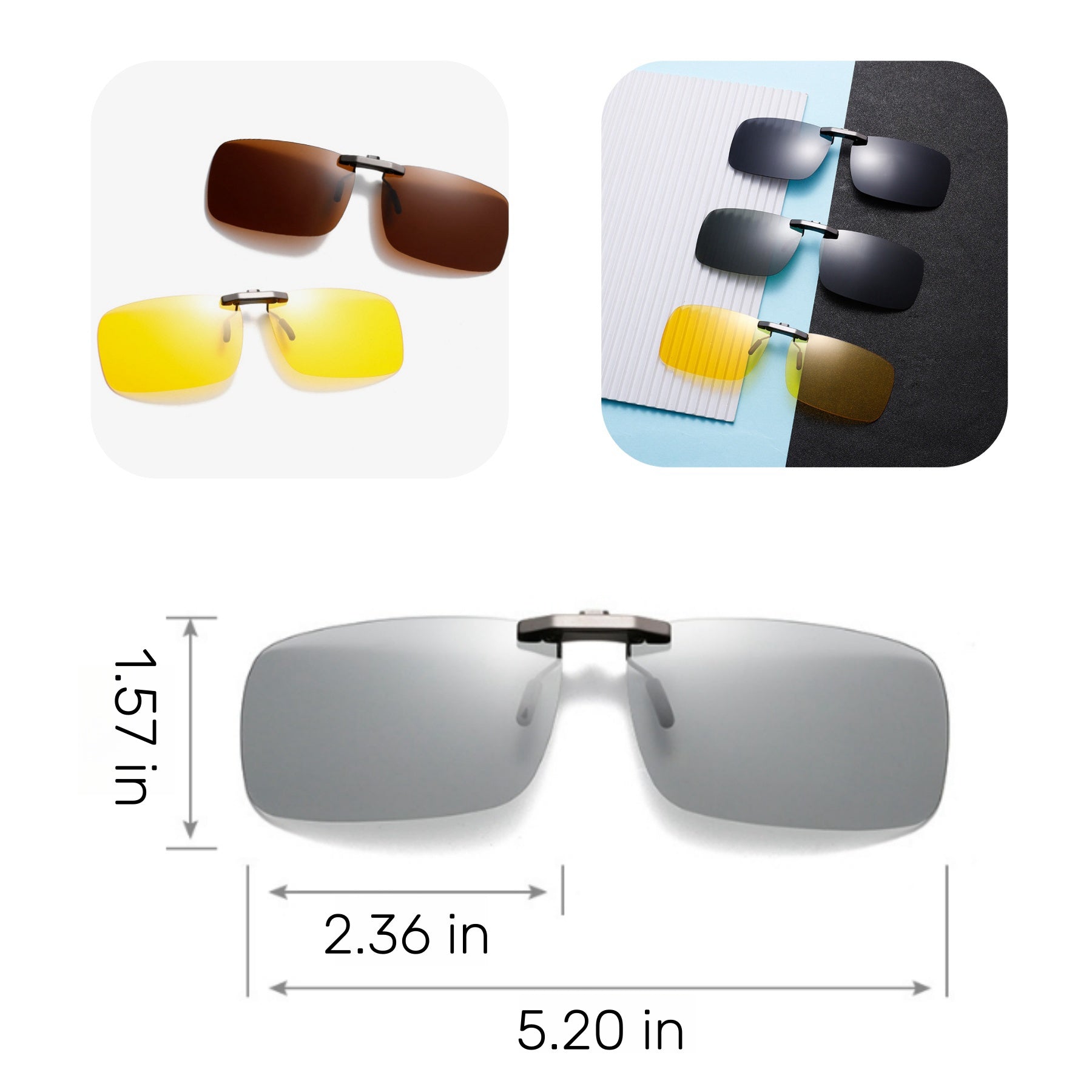 Lightweight And Well - Fitted Clip - On Lenses For Glasses