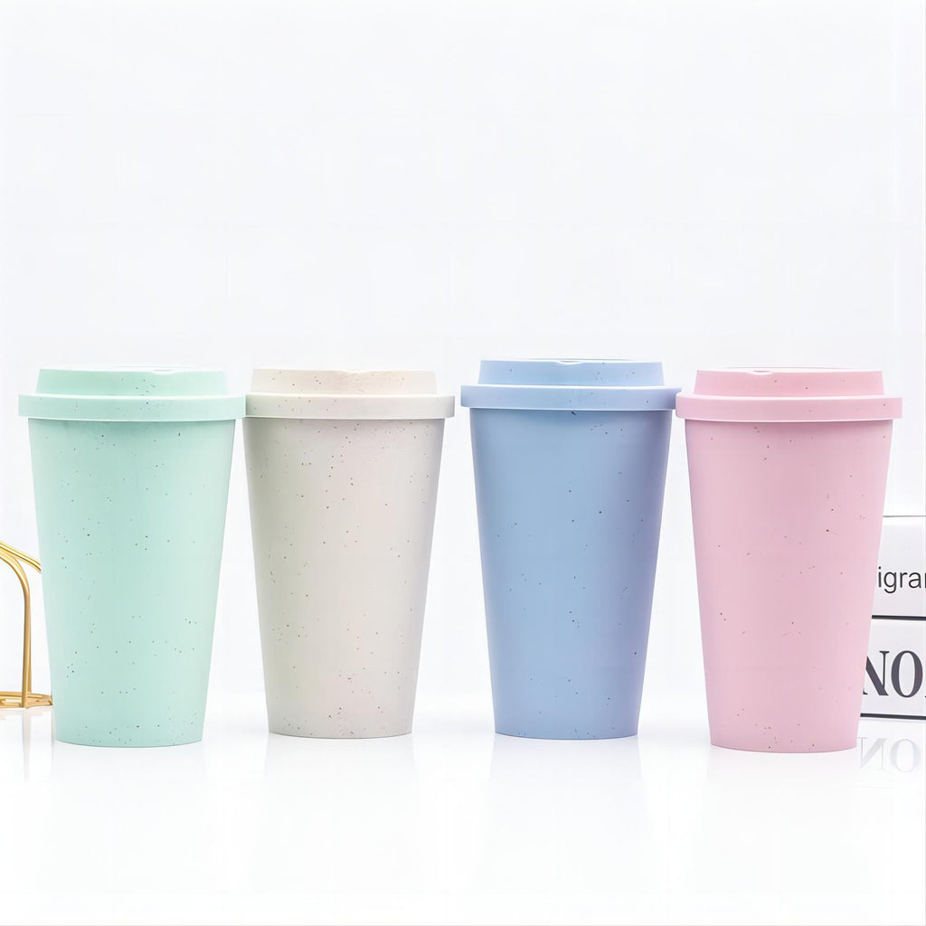 Plastic Travel Mugs with Lid
