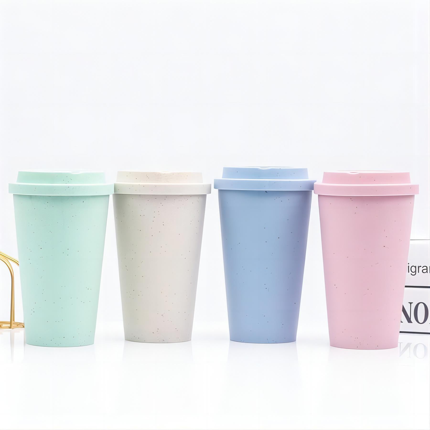 Plastic Travel Mugs with Lid