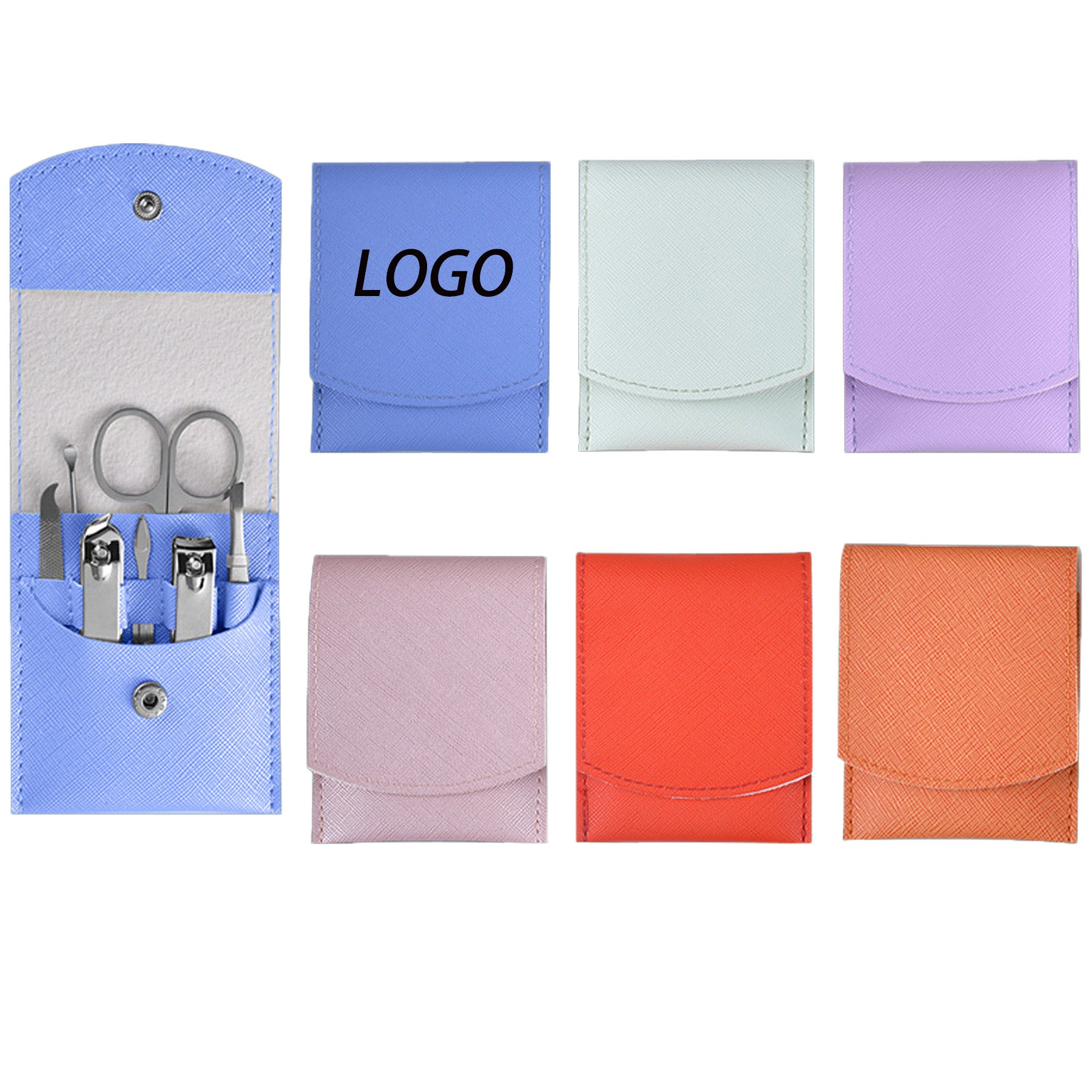 7 Piece Folding Pack Nail Clippers Manicure Beauty Tools