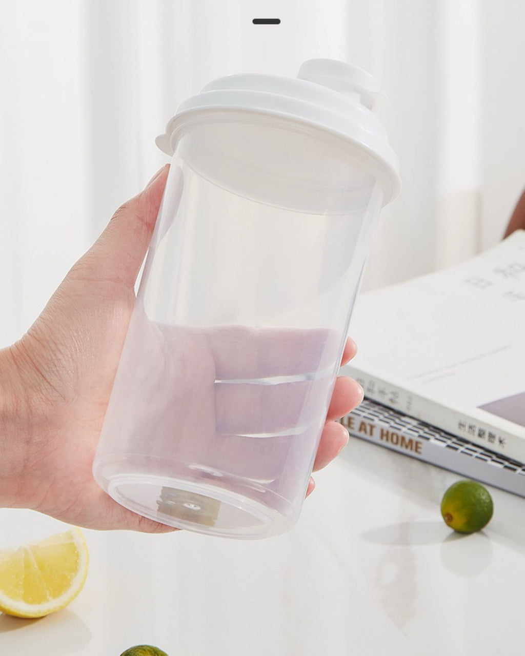 7 Oz Portable Transparent Water Bottle