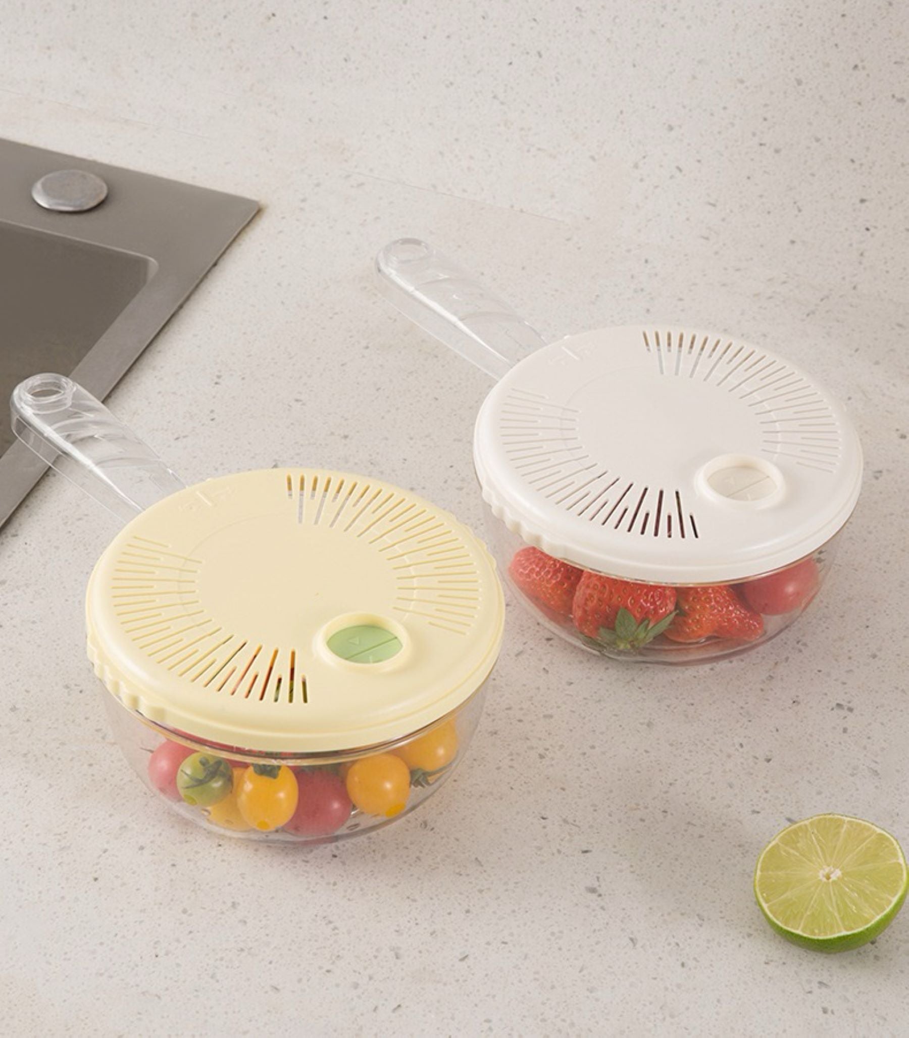 Household Rice Washing Basket