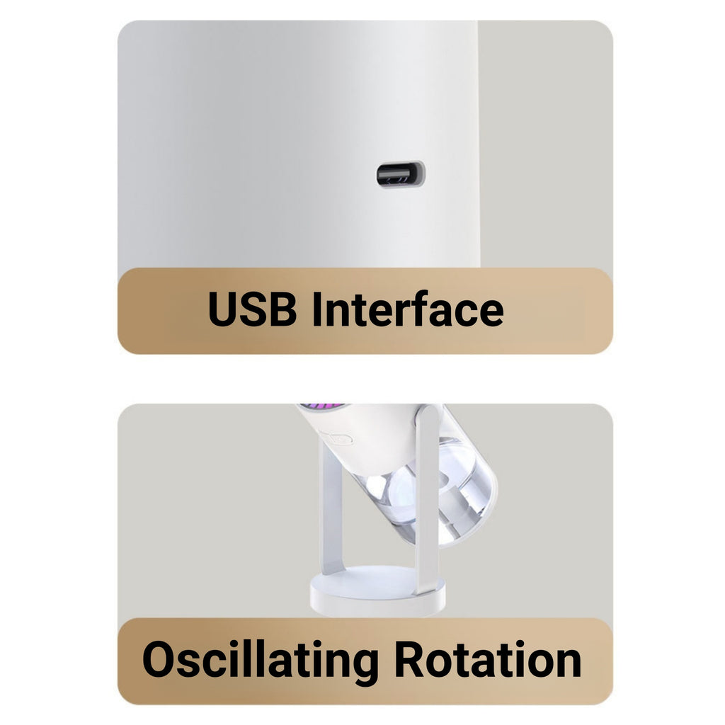 USB Ultrasonic Starry Sky Projector Humidifier