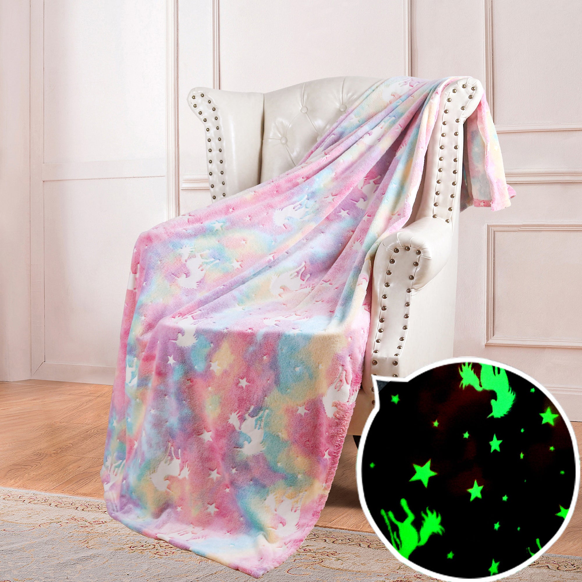 Double Flannel Glow-In-The-Dark Blanket