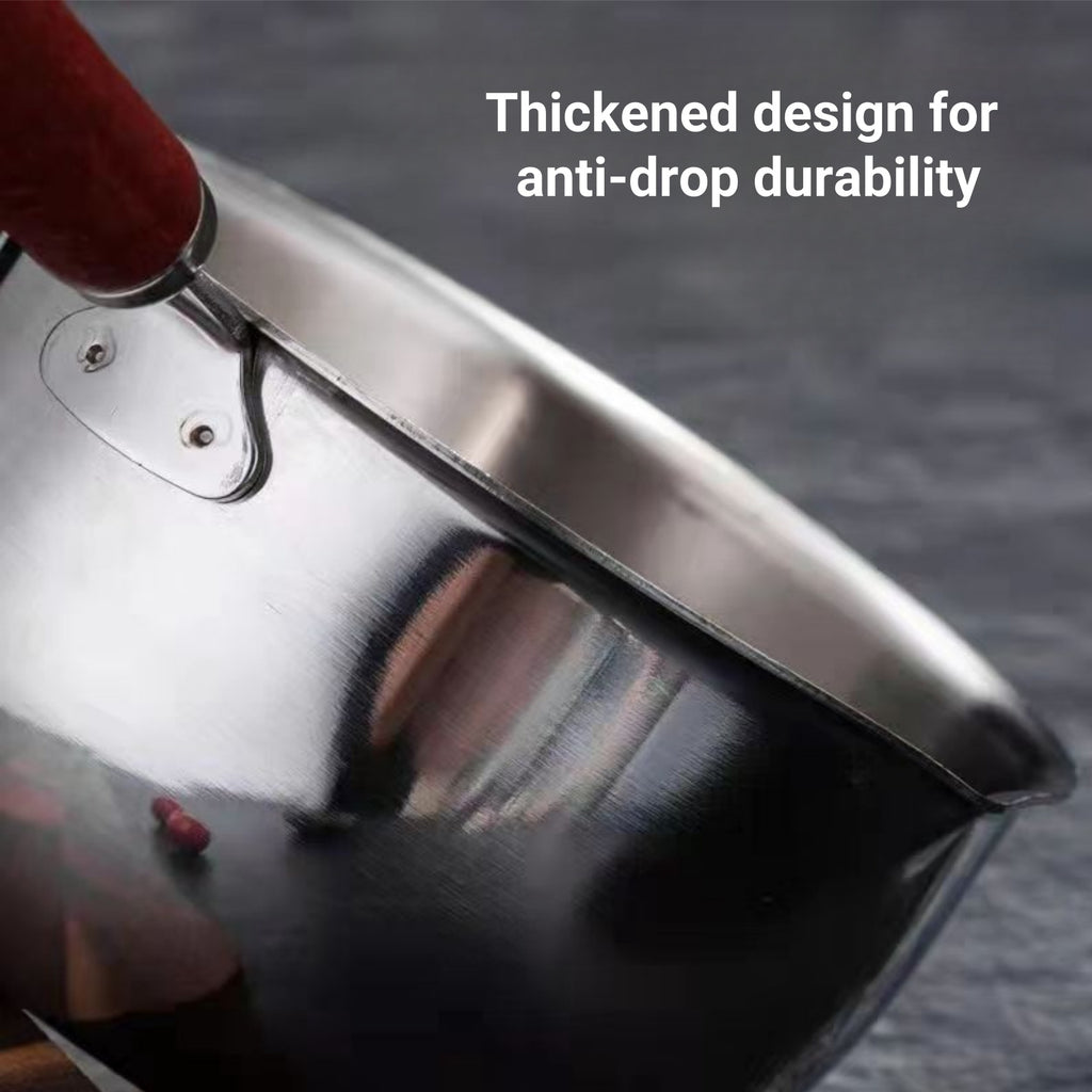 Stainless Steel Multipurpose Mini Oil Splashing Pot