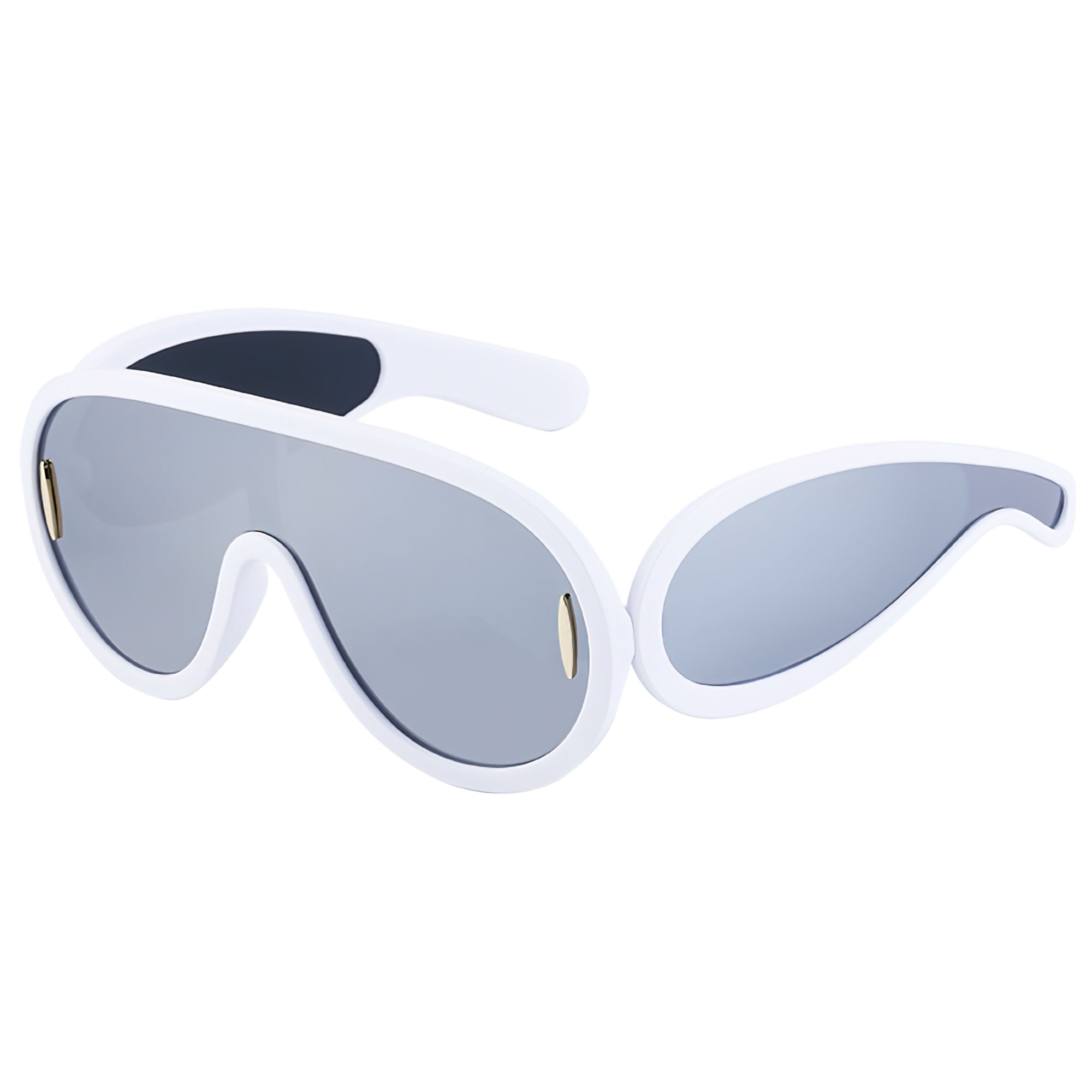 Mask Sunglasses Trendy Futuristic Shield Sun Glasses Uv400