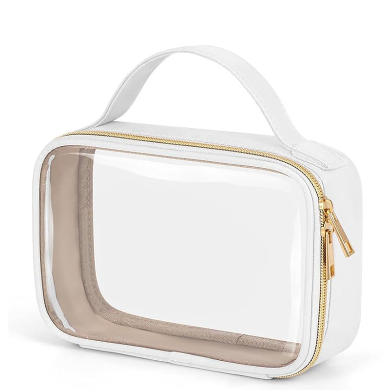 Portable Waterproof Transparent Travel Multifunctional Handheld Makeup Bag