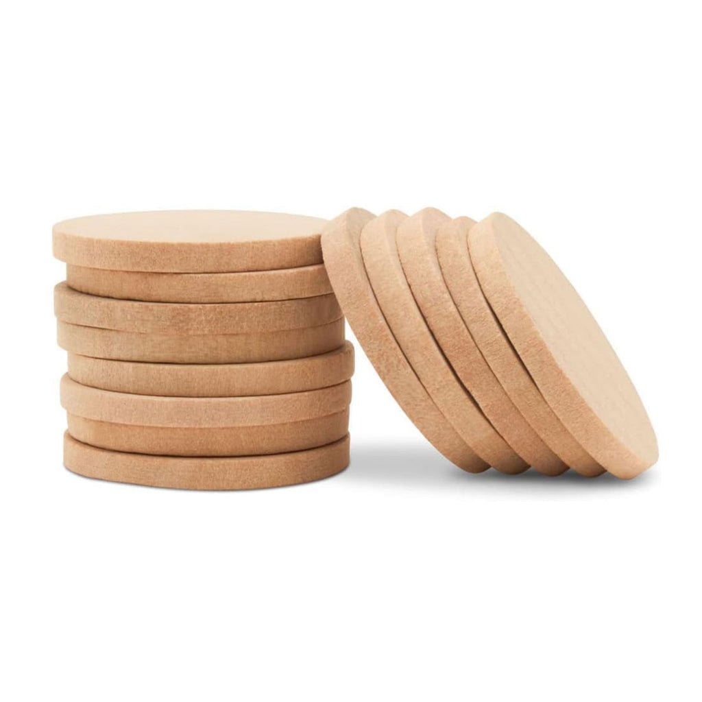 Round Wood Coins