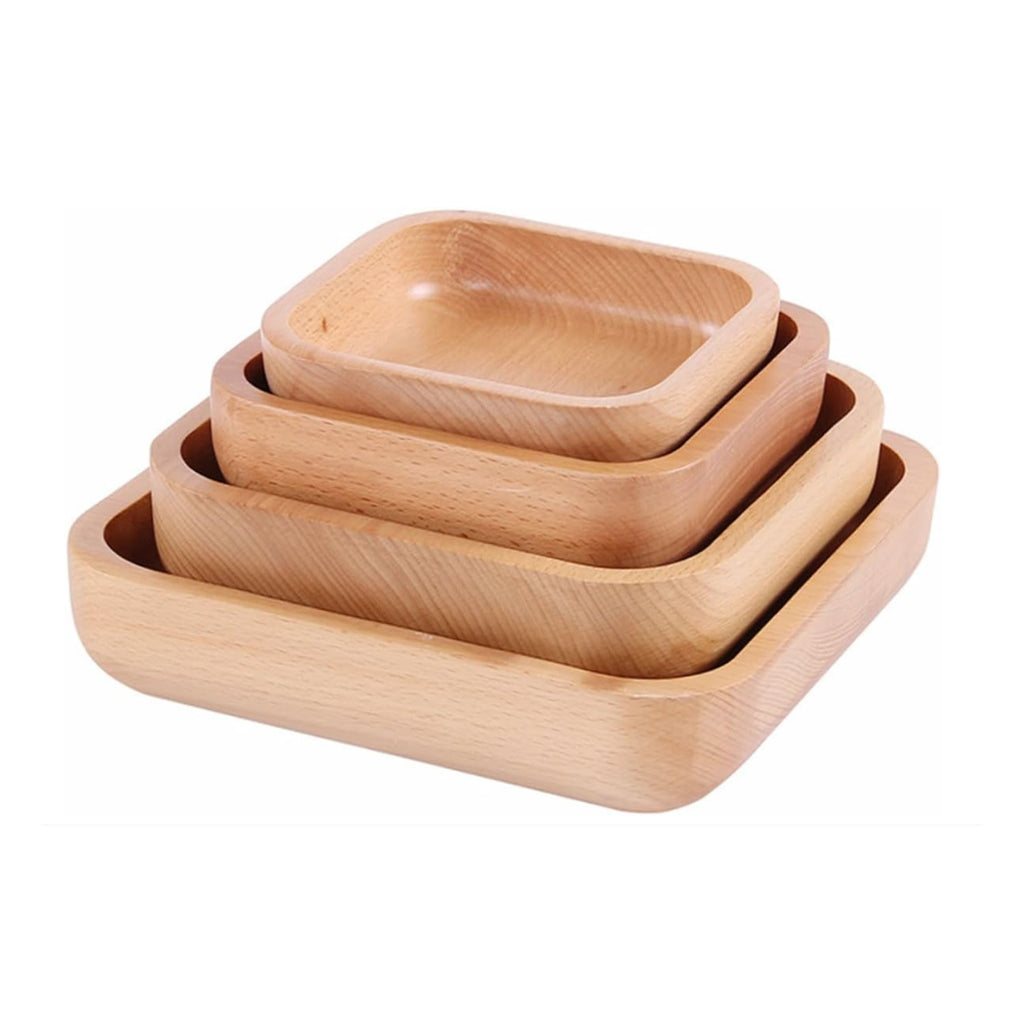 Square Wood Bowl