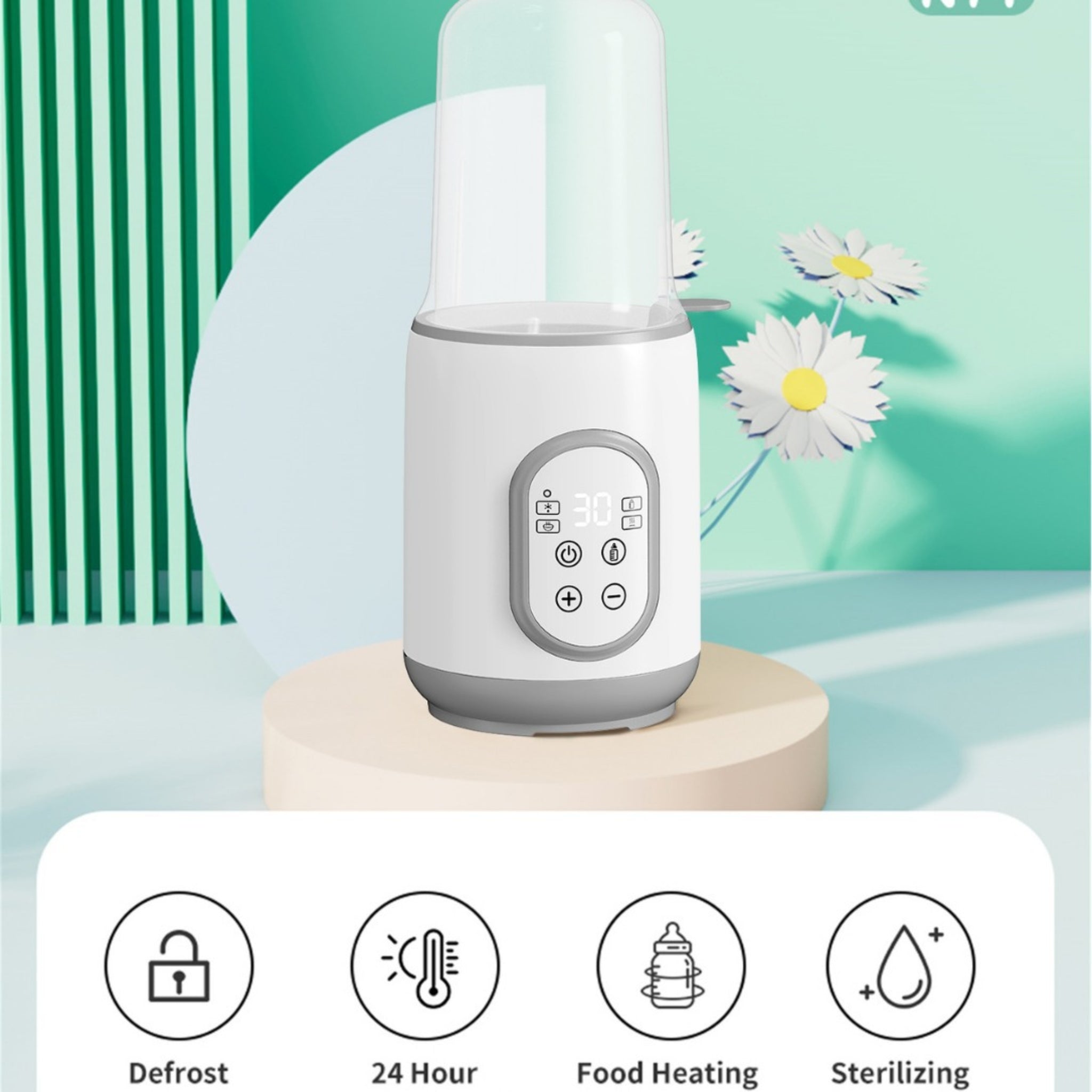 8-in-1 Fast Baby Milk Warmer