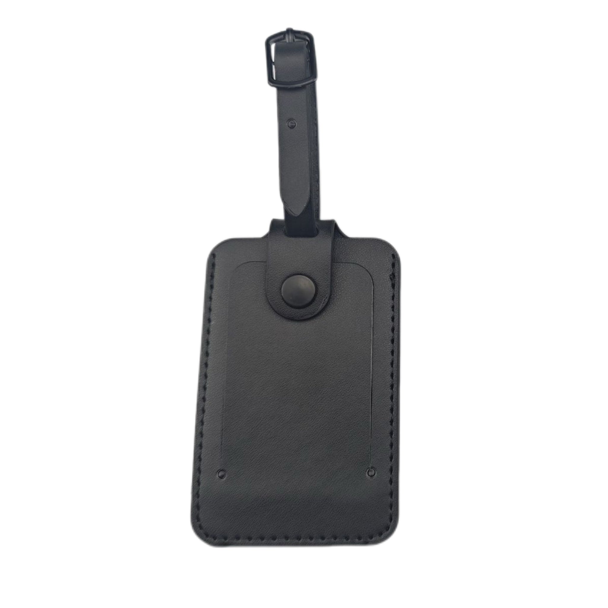 PU Snap Button Luggage Tag