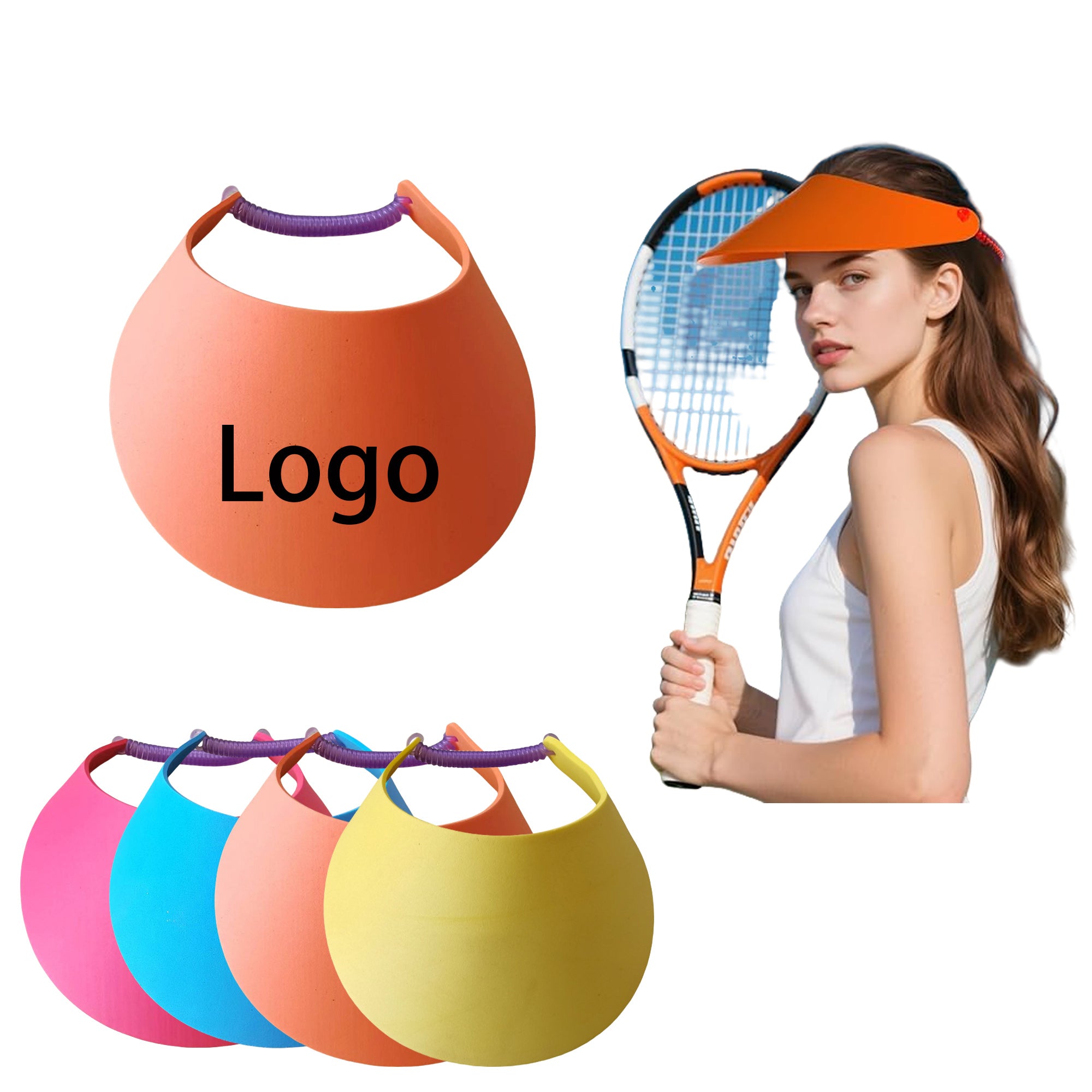 EVA Sun Visor with Custom Logo