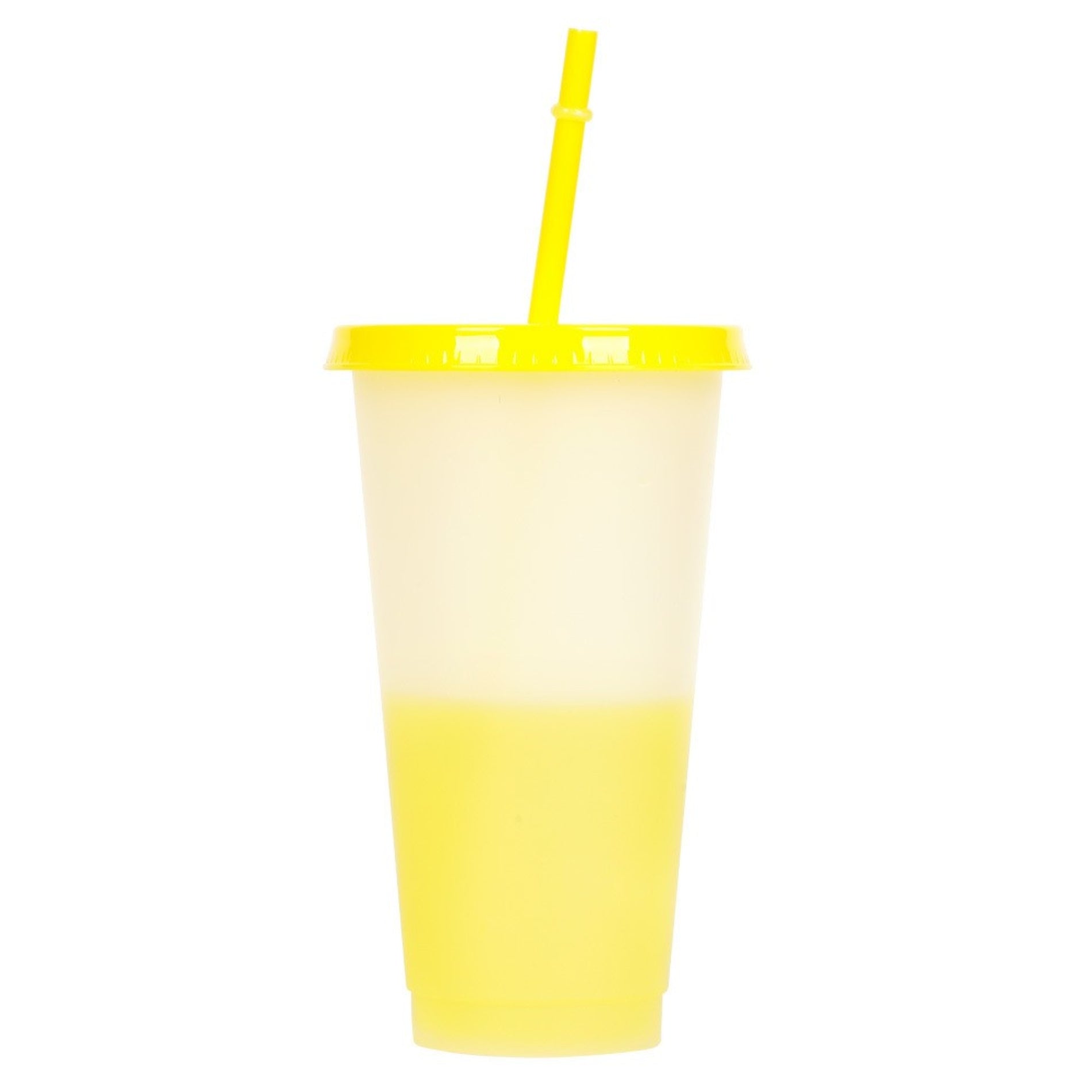 24oz Color Changing Cups With Lids And Straws