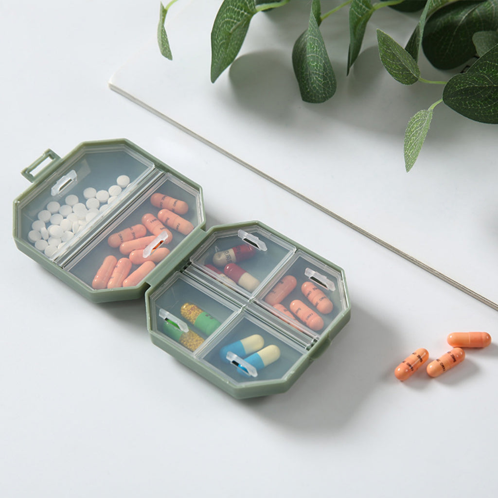 Mini Six-compartment Portable Moisture-proof Pill Box