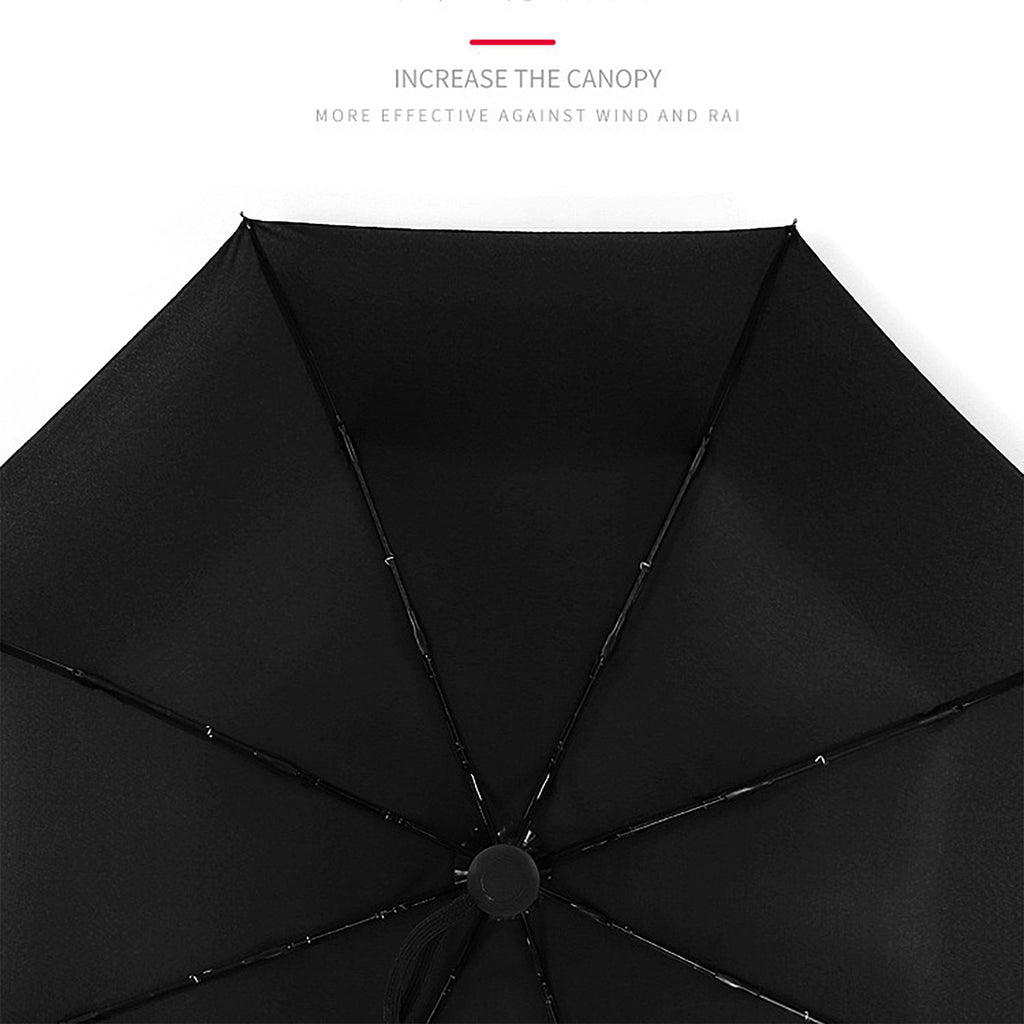 8-Bone Fiber Bone Vinyl Cloth Automatic Sun Umbrella